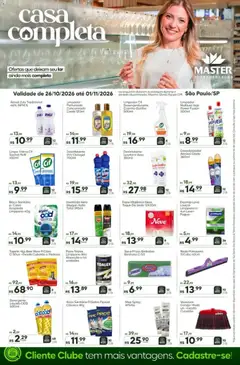 Pré-Visualização do folheto "Master ofertas Casa Completa" da loja Master válido a partir de 26/10/2026