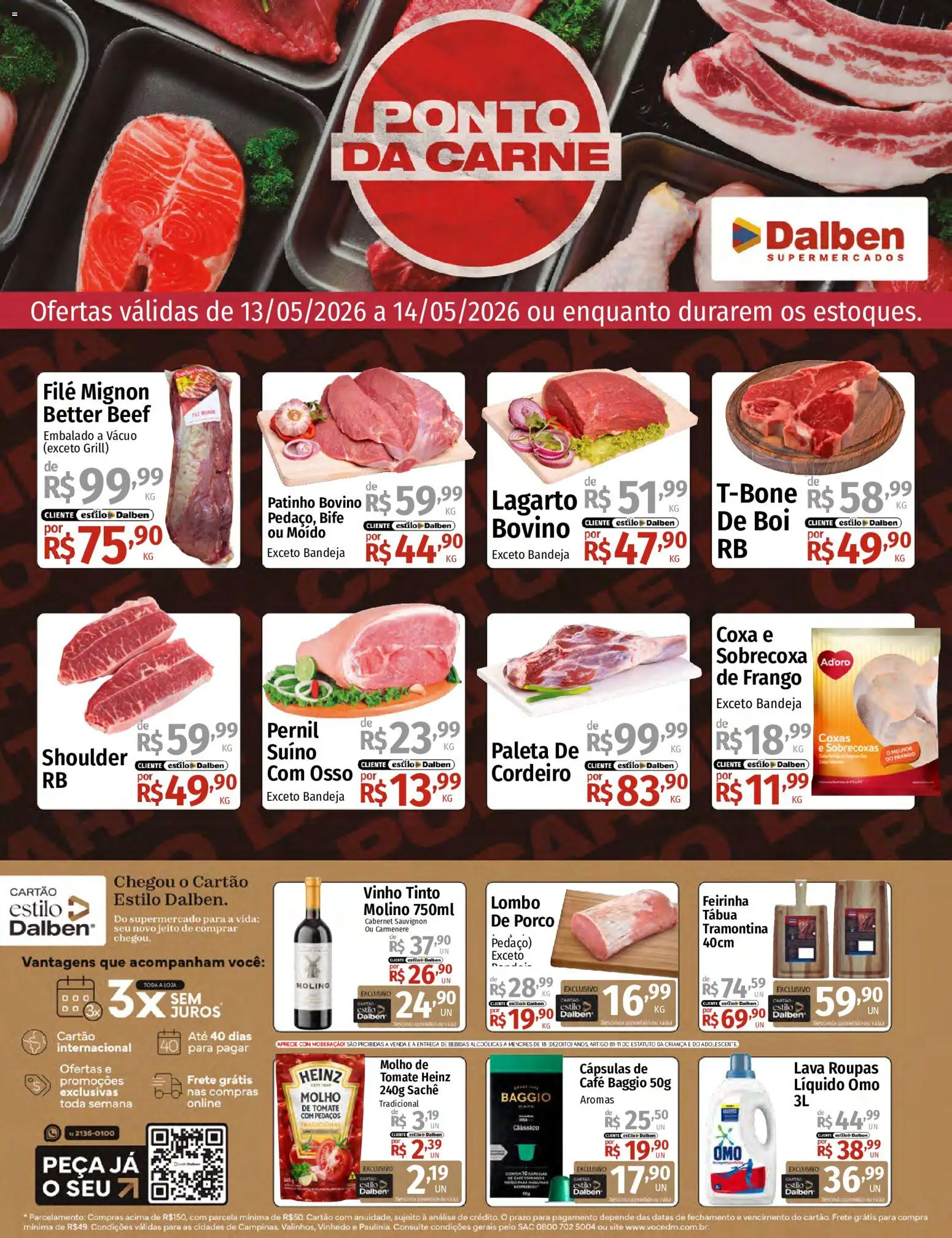 Pré-Visualização do folheto "Supermercado Dalben - Ofertas da semana" da loja Supermercado Dalben válido a partir de 13/05/2026