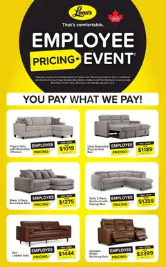 Preview of leaflet Leon's weekly flyer / circulaire from shop Leon's is valid from Sep 03, 2026