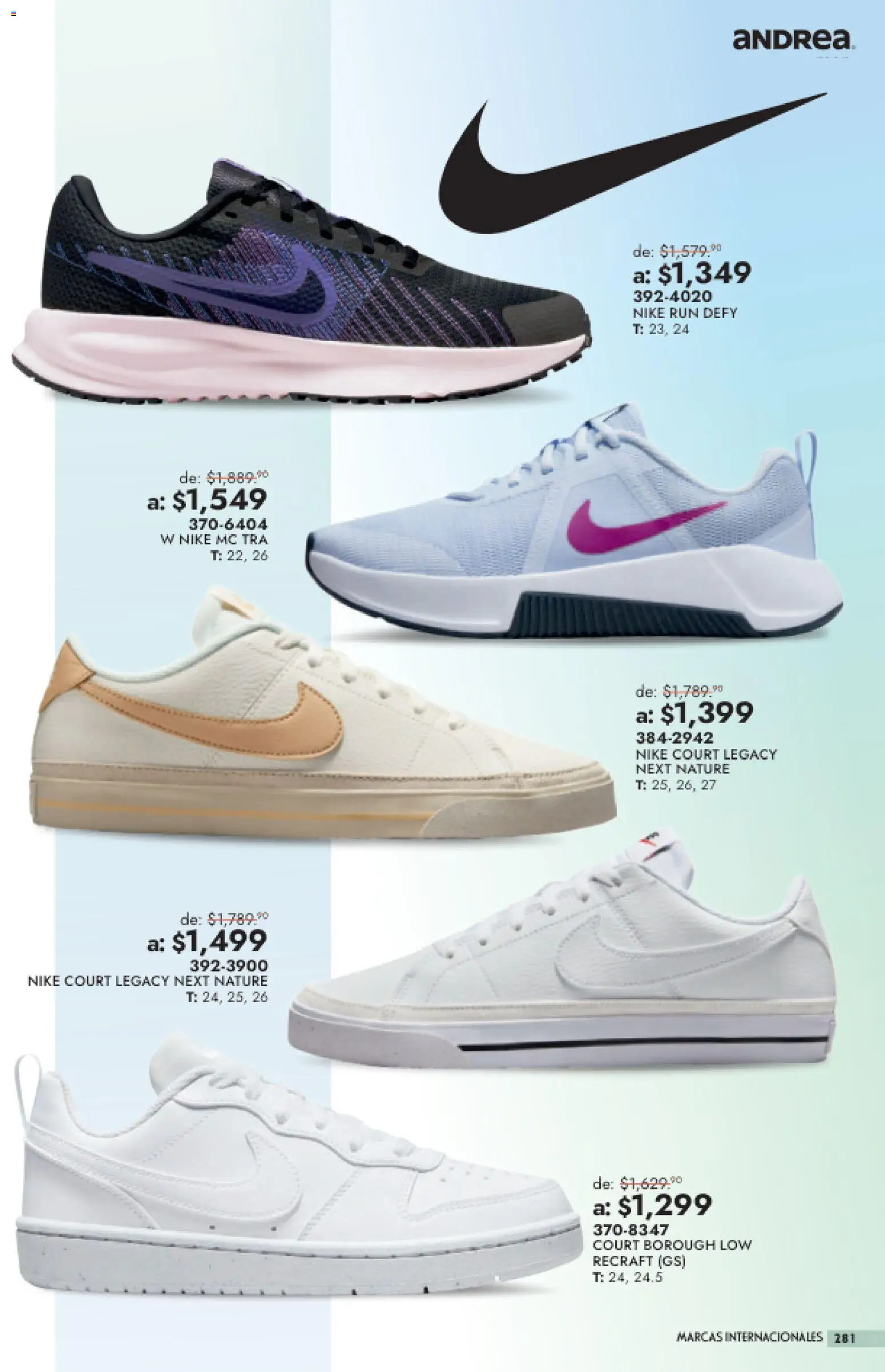 Vista previa las ofertas de la tienda Andrea - Andrea catálogo Outlet desde el 26/07/2026 