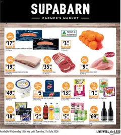 Preview of catalogue Supabarn catalogue from shop Supabarn valid 15/07/2026