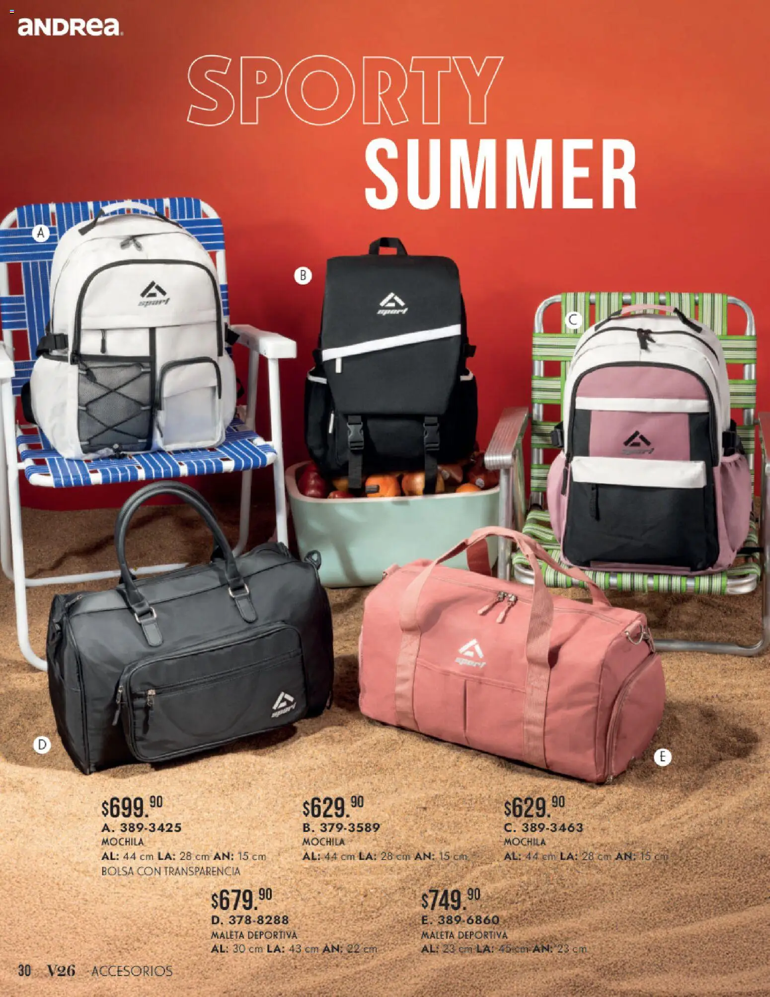 Vista previa las ofertas de la tienda Andrea - Andrea catálogo Accesorios para todos desde el 24/05/2026 