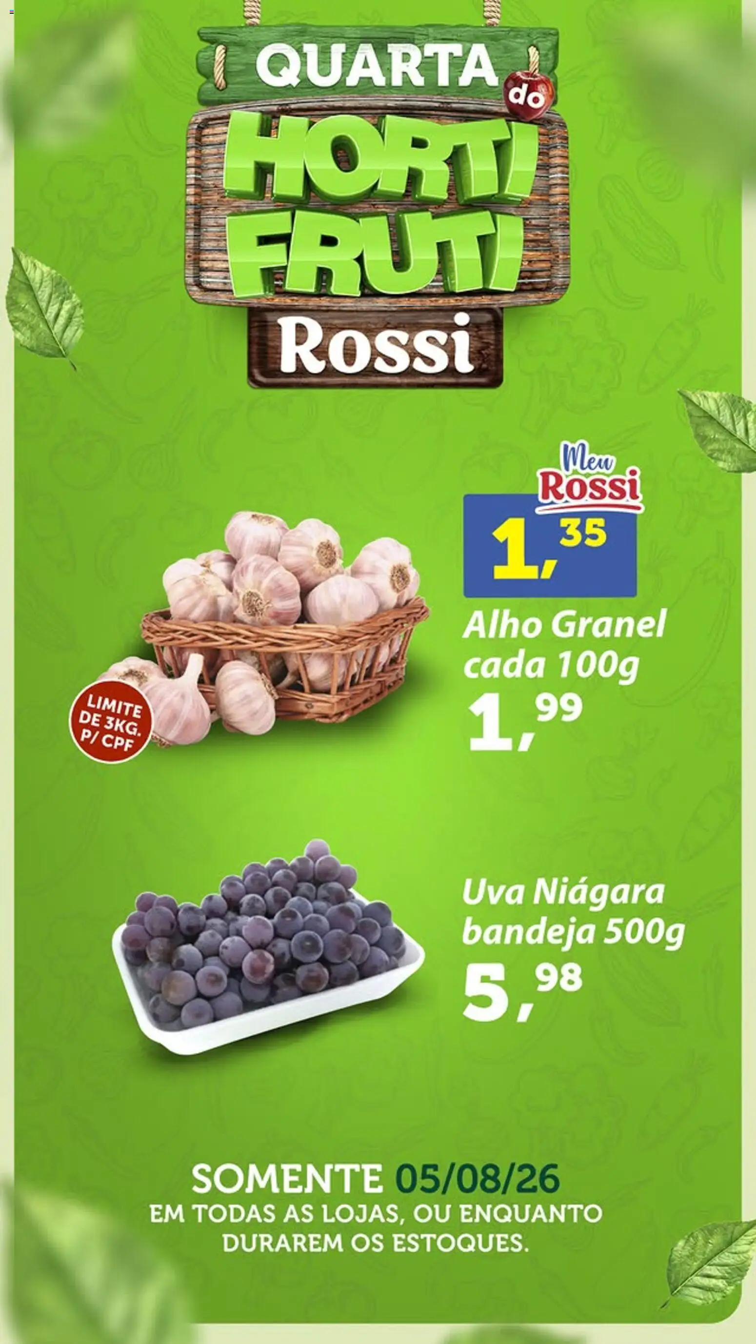 Ofertas Rossi Supermercados ofertas Hortifruti até 05/08/2026. - Página 5