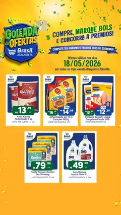 Pré-Visualização do folheto "Brasil Atacadista ofertas do Dia" da loja Brasil Atacadista válido a partir de 18/05/2026