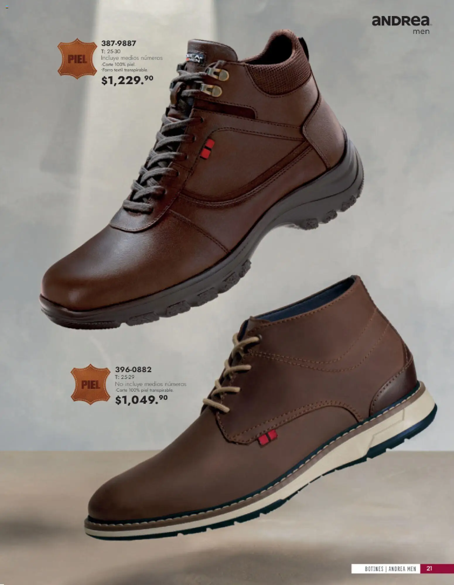 Vista previa las ofertas de la tienda Andrea - Andrea catálogo Calzado Caballero desde el 24/05/2026 - Botines