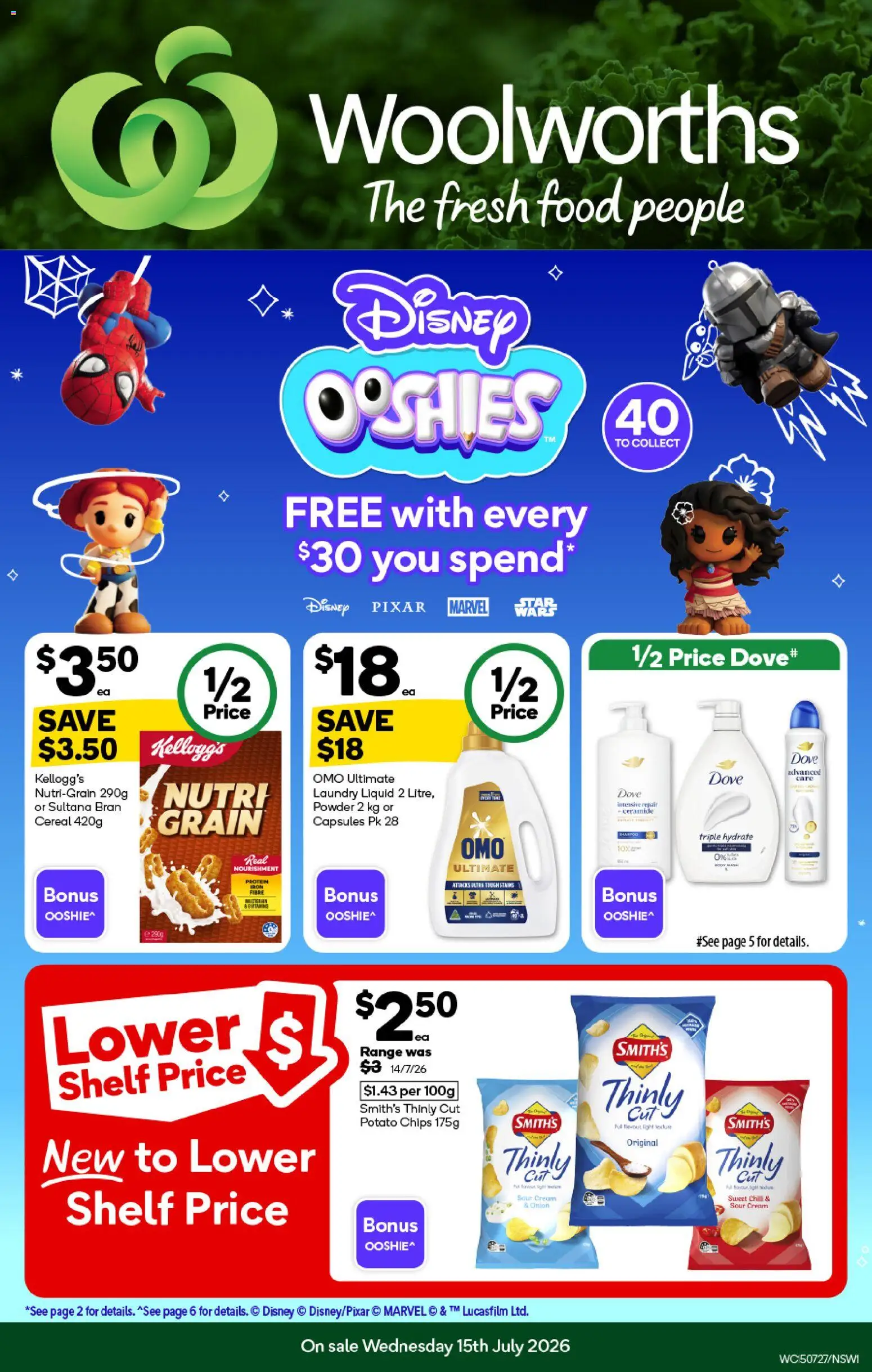 Preview of catalogue Woolworths catalogue from shop Woolworths valid 15/07/2026