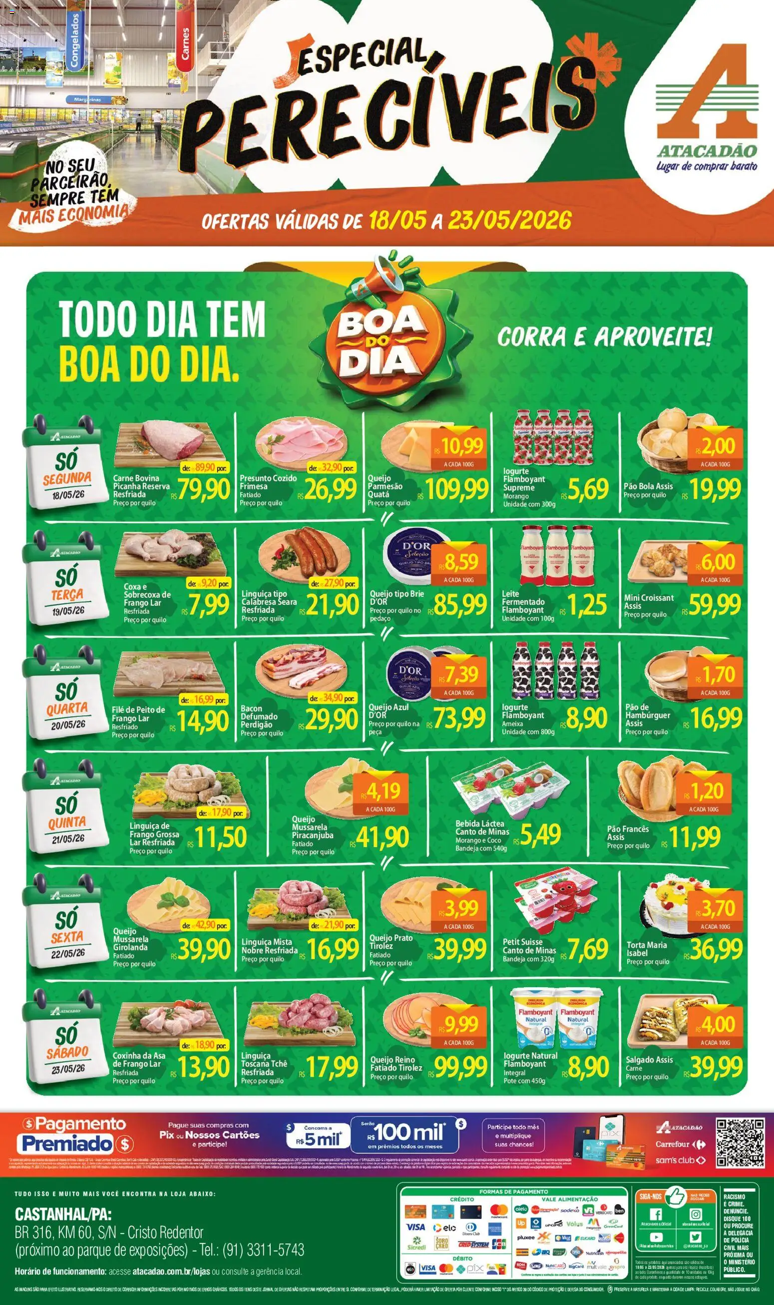 Pré-Visualização do folheto "Atacadão ofertas - PA" da loja Atacadão válido a partir de 18/05/2026