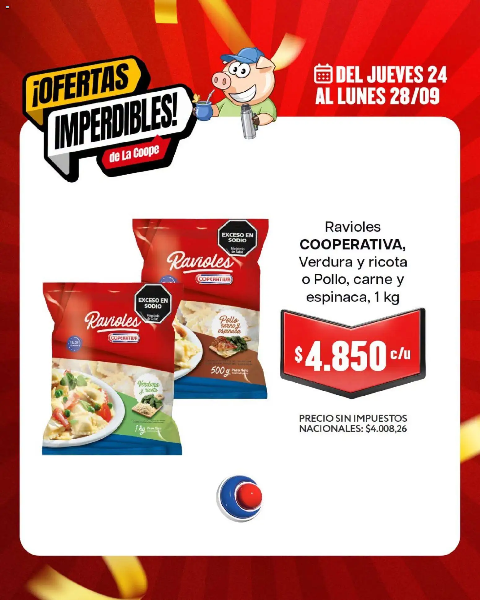 Vista previa del folleto de la tienda Cooperativa Obrera válido desde el 24/09/2026 