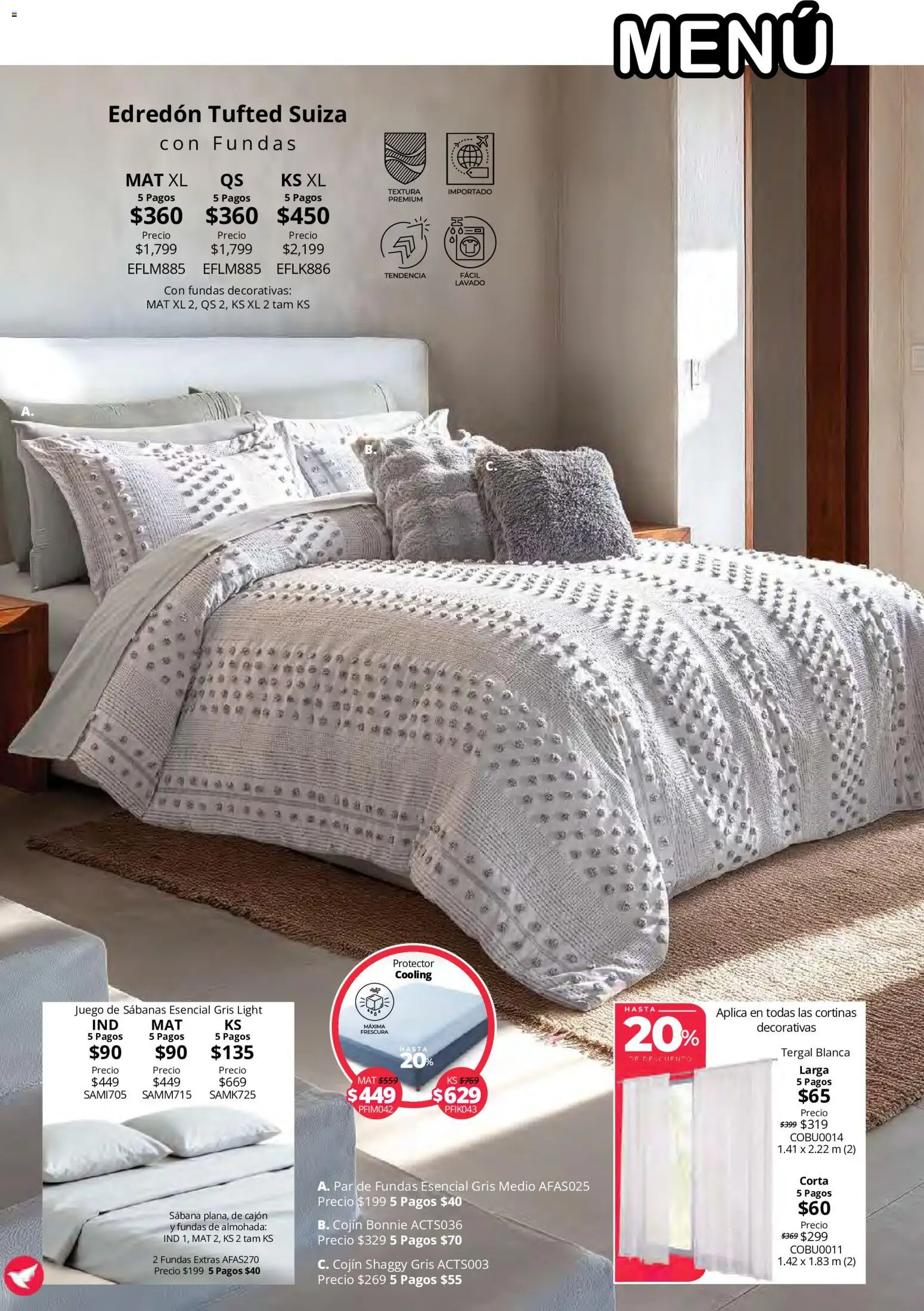Vista previa las ofertas de la tienda Colchas Concord - Colchas Concord catálogo desde el 15/10/2026 
