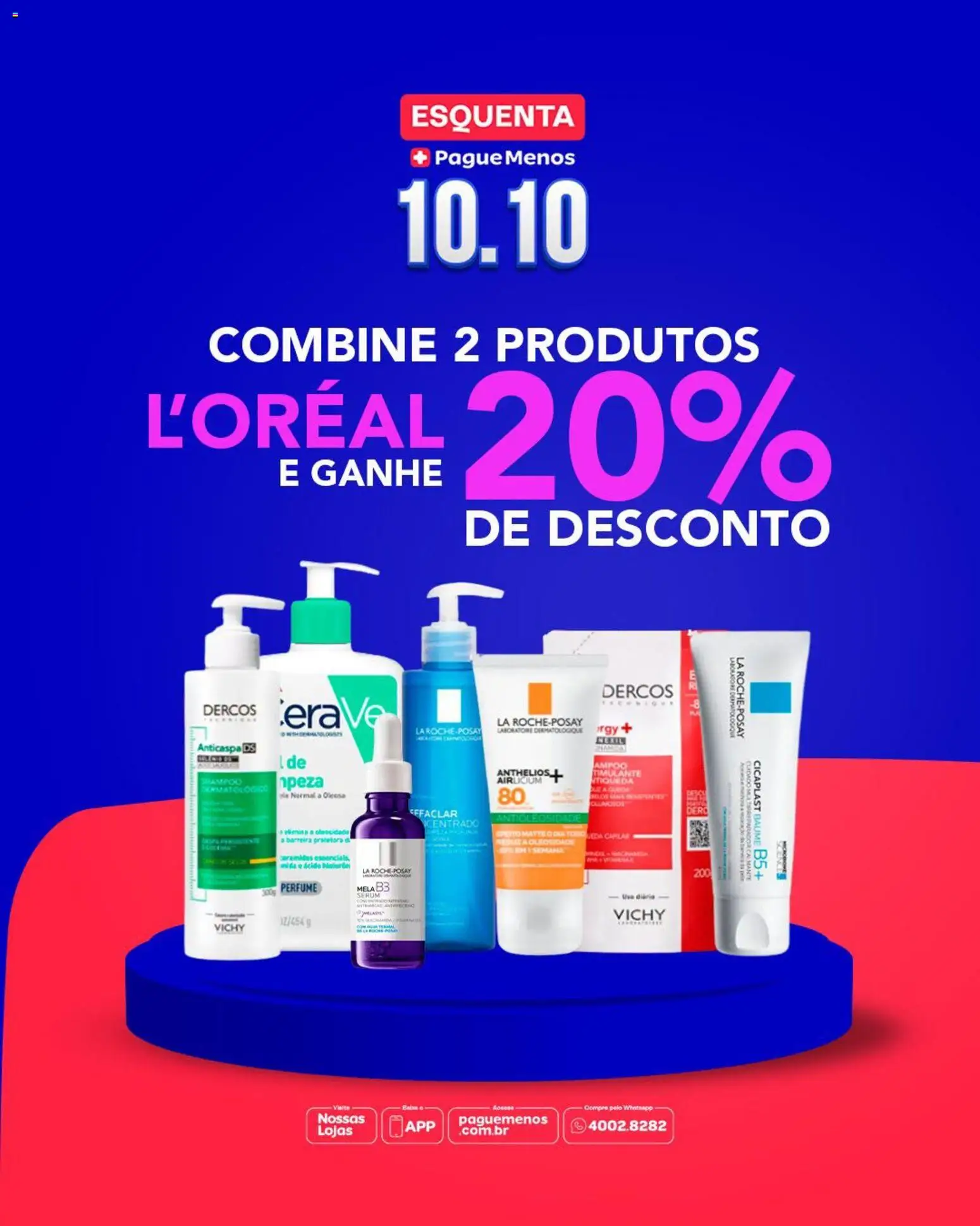 Pré-Visualização do folheto "Pague Menos ofertas L'Oreal" da loja Pague Menos válido a partir de 05/10/2026