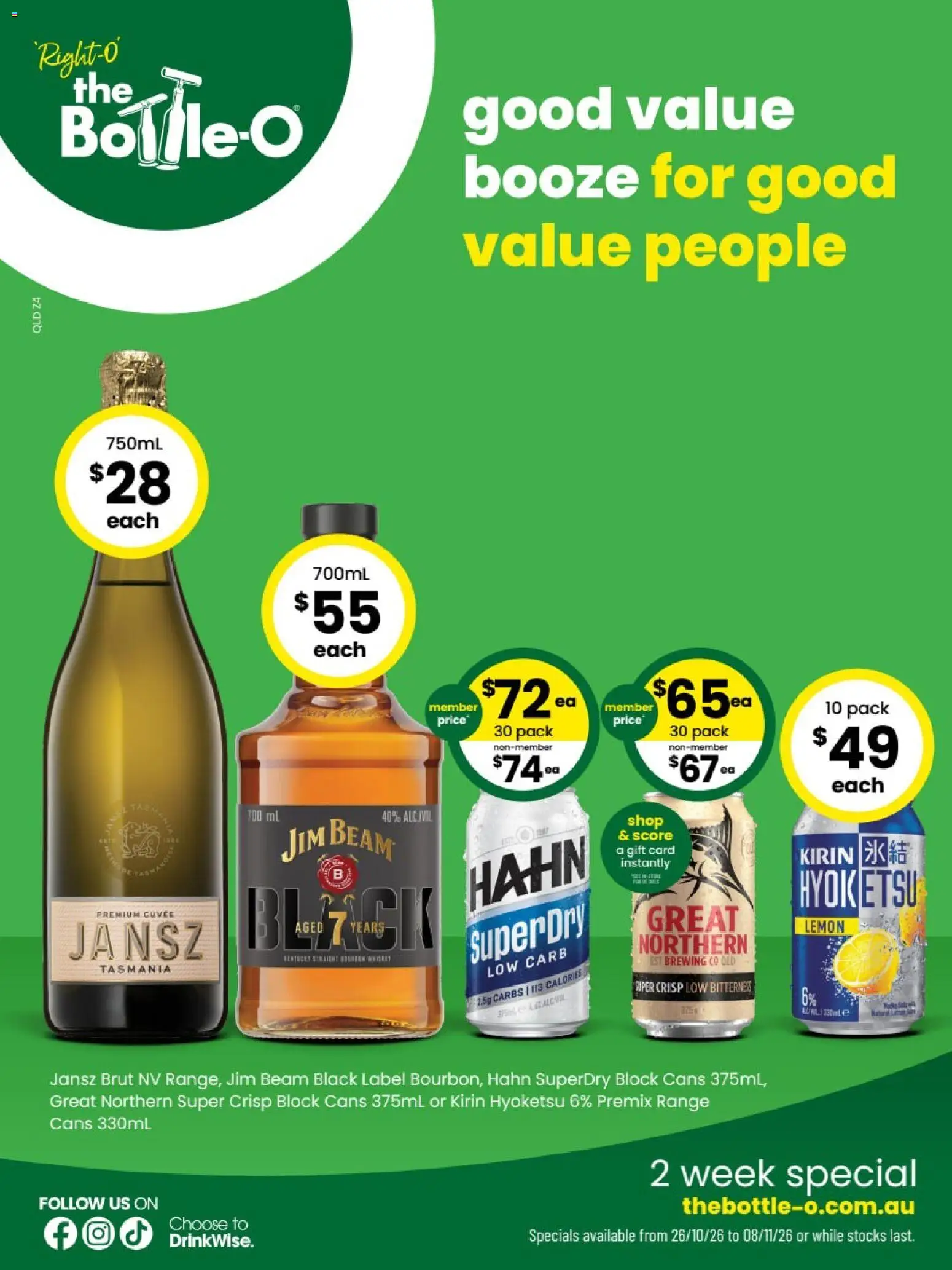 Preview of catalogue The Bottle-O catalogue Arcadia from shop The Bottle-O valid 26/10/2026