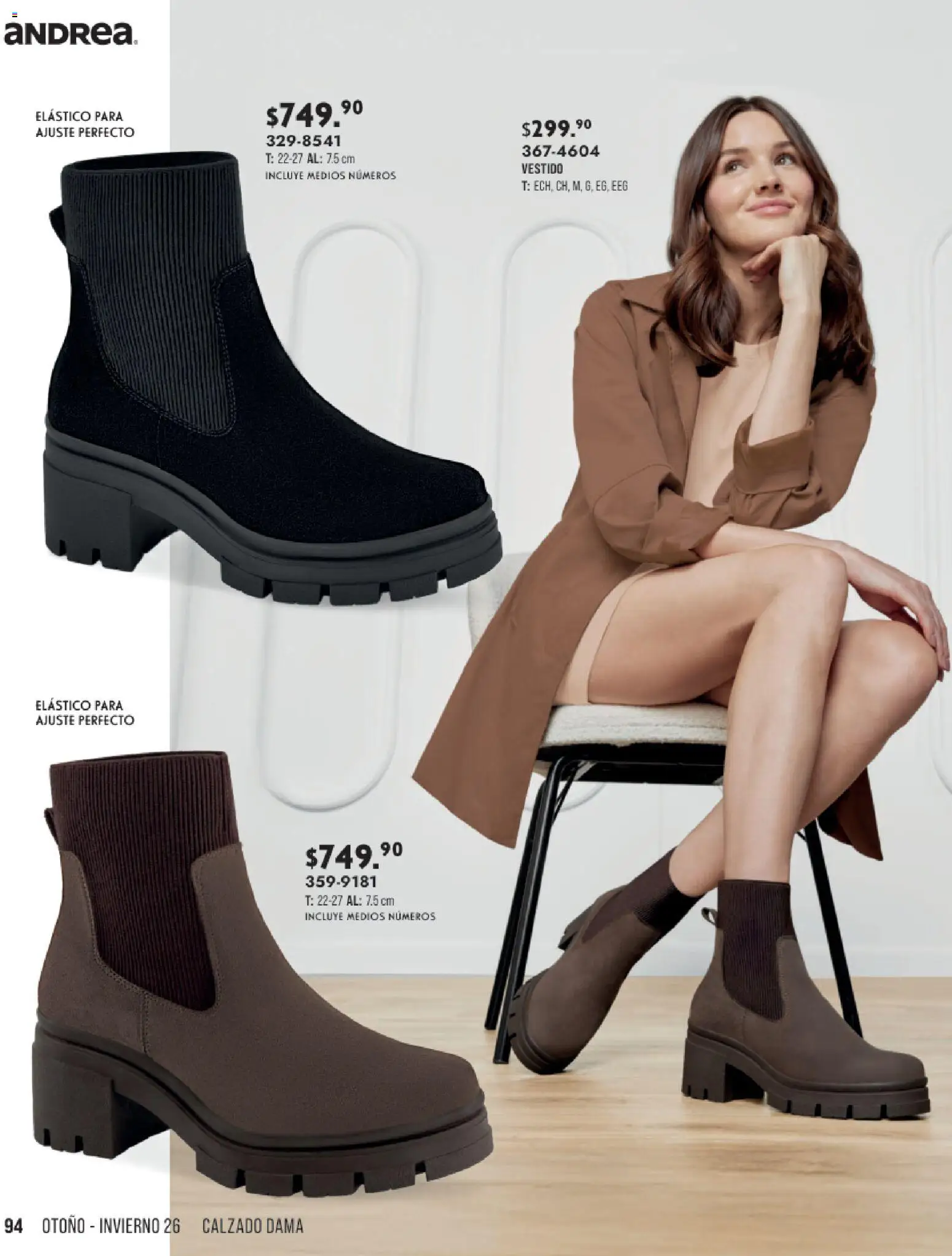 Vista previa las ofertas de la tienda Andrea - Andrea catálogo Otoño Invierno desde el 23/08/2026 