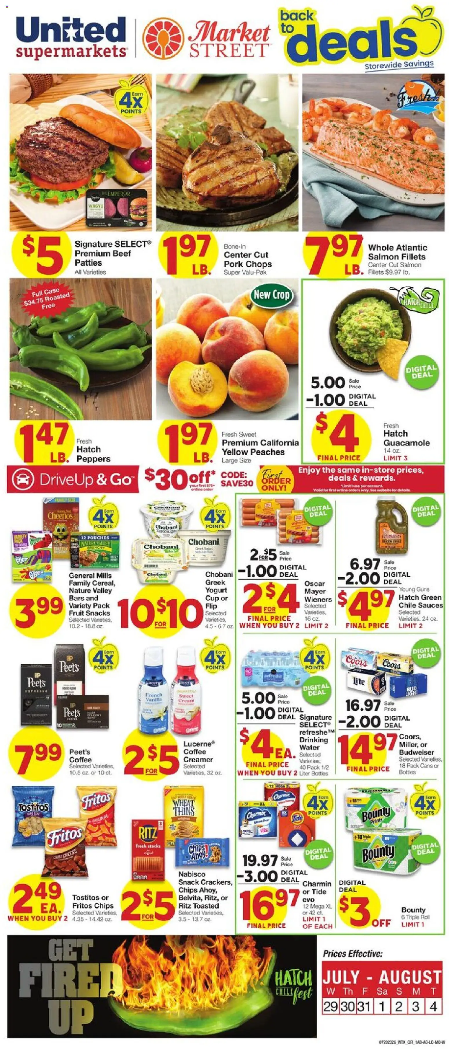 Ad Preview of United Supermarkets United Supermarkets Weekly Ad from 07/29/2026