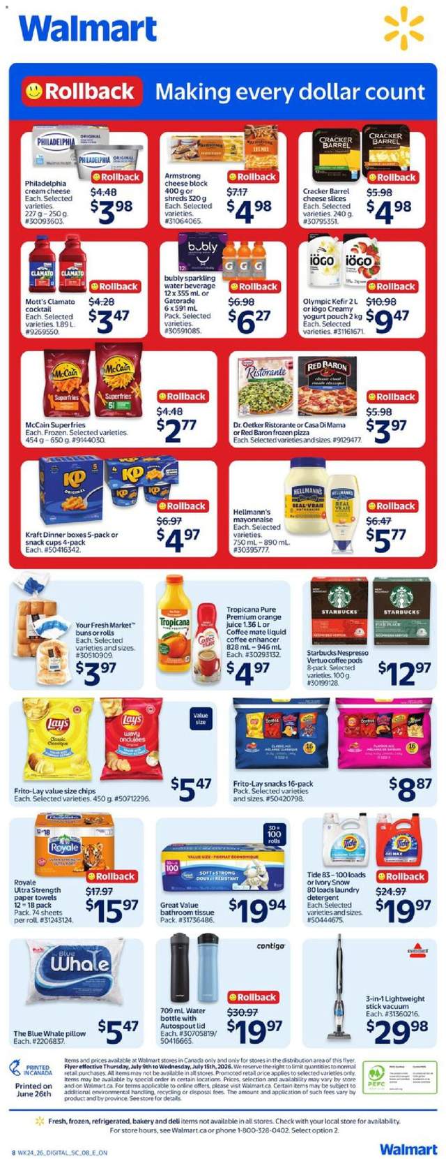 New Walmart flyer from Jul 09