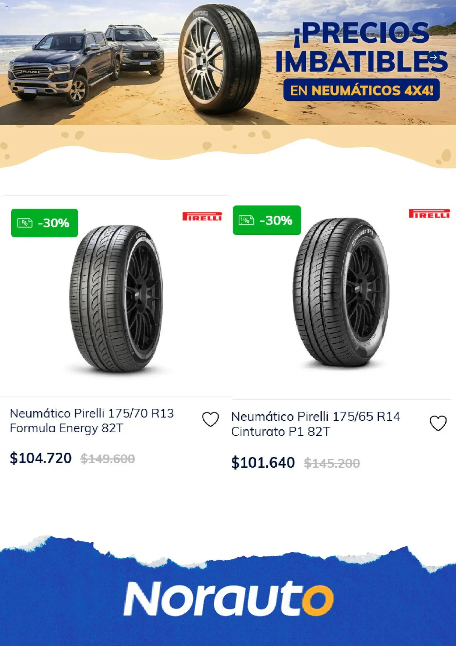 Vista previa del folleto de la tienda Norauto válido desde el 01/08/2026 - Neumáticos