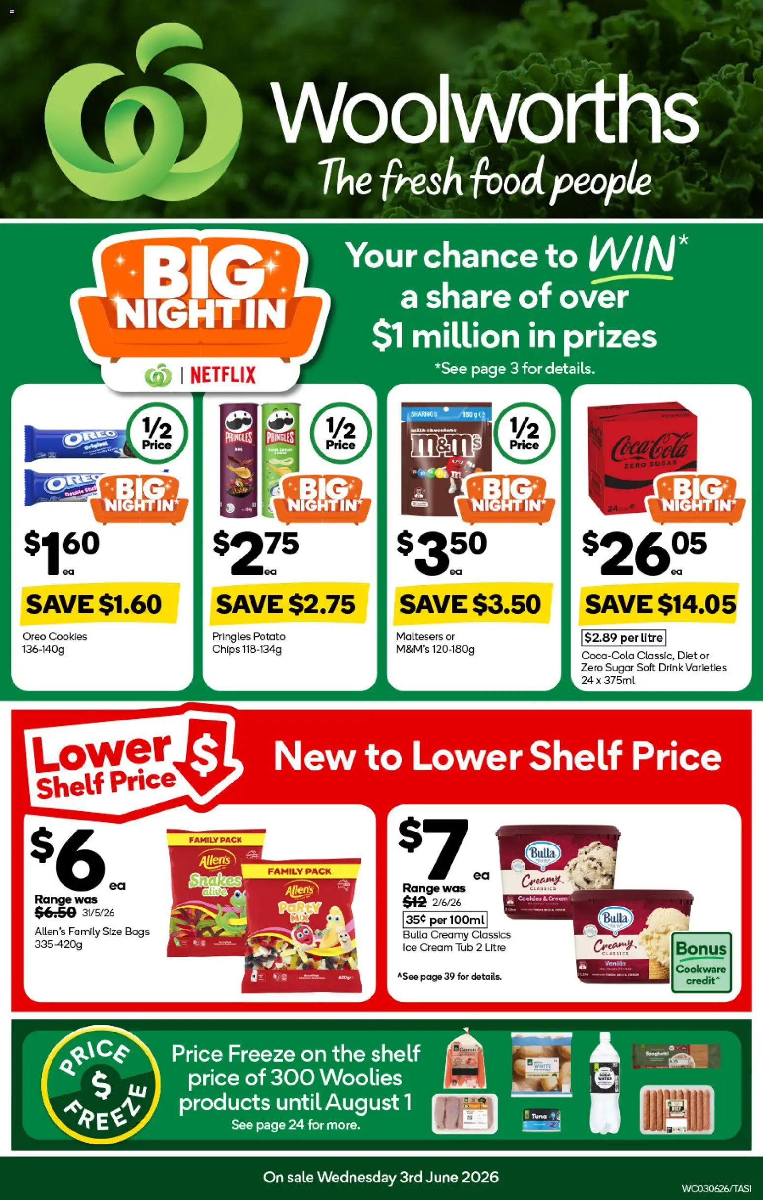 Preview of catalogue Woolworths catalogue TAS from shop Woolworths valid 03/06/2026