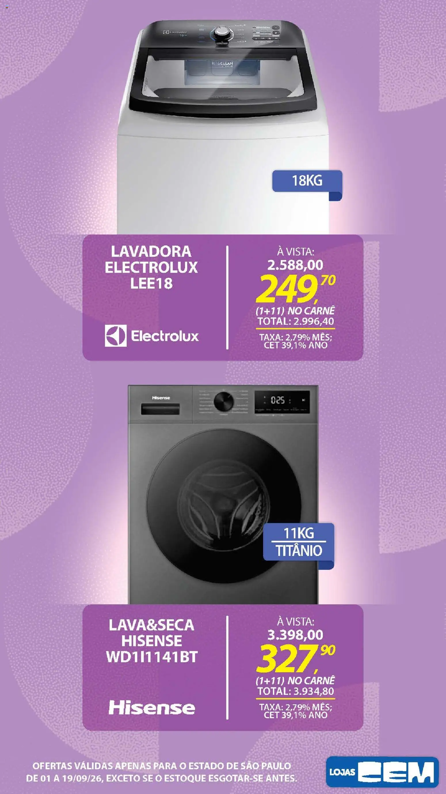 Ofertas Lojas Cem até 19/09/2026. - Página 43