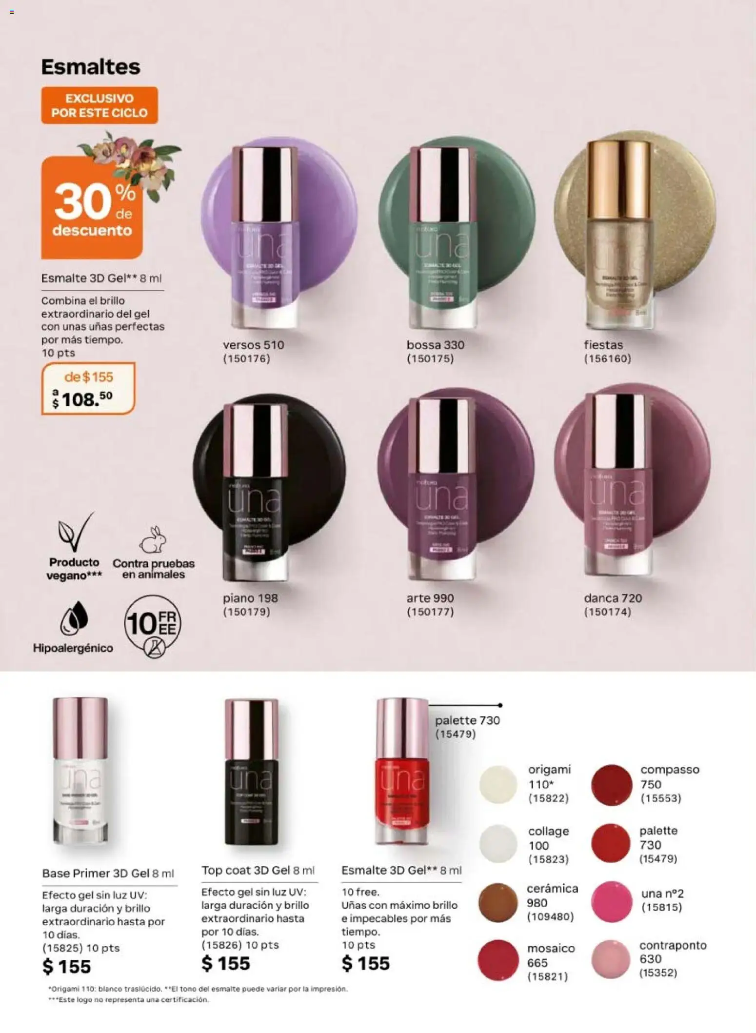 Vista previa las ofertas de la tienda Natura - Natura campaña 6 2026 desde el 02/04/2026 - Top, Brillo