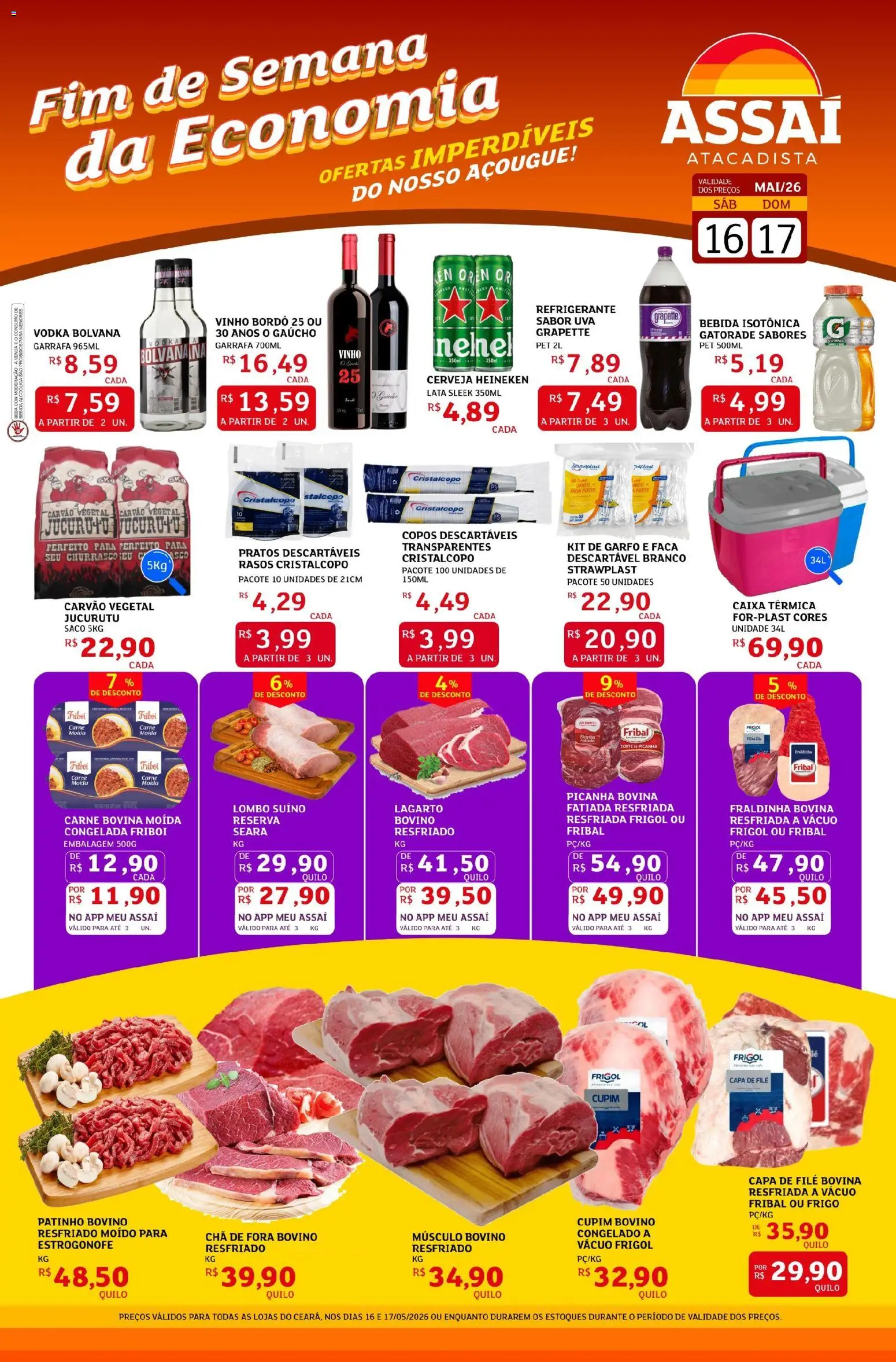 Pré-Visualização do folheto "Assaí Atacadista ofertas - CE" da loja Assaí Atacadista válido a partir de 16/05/2026
