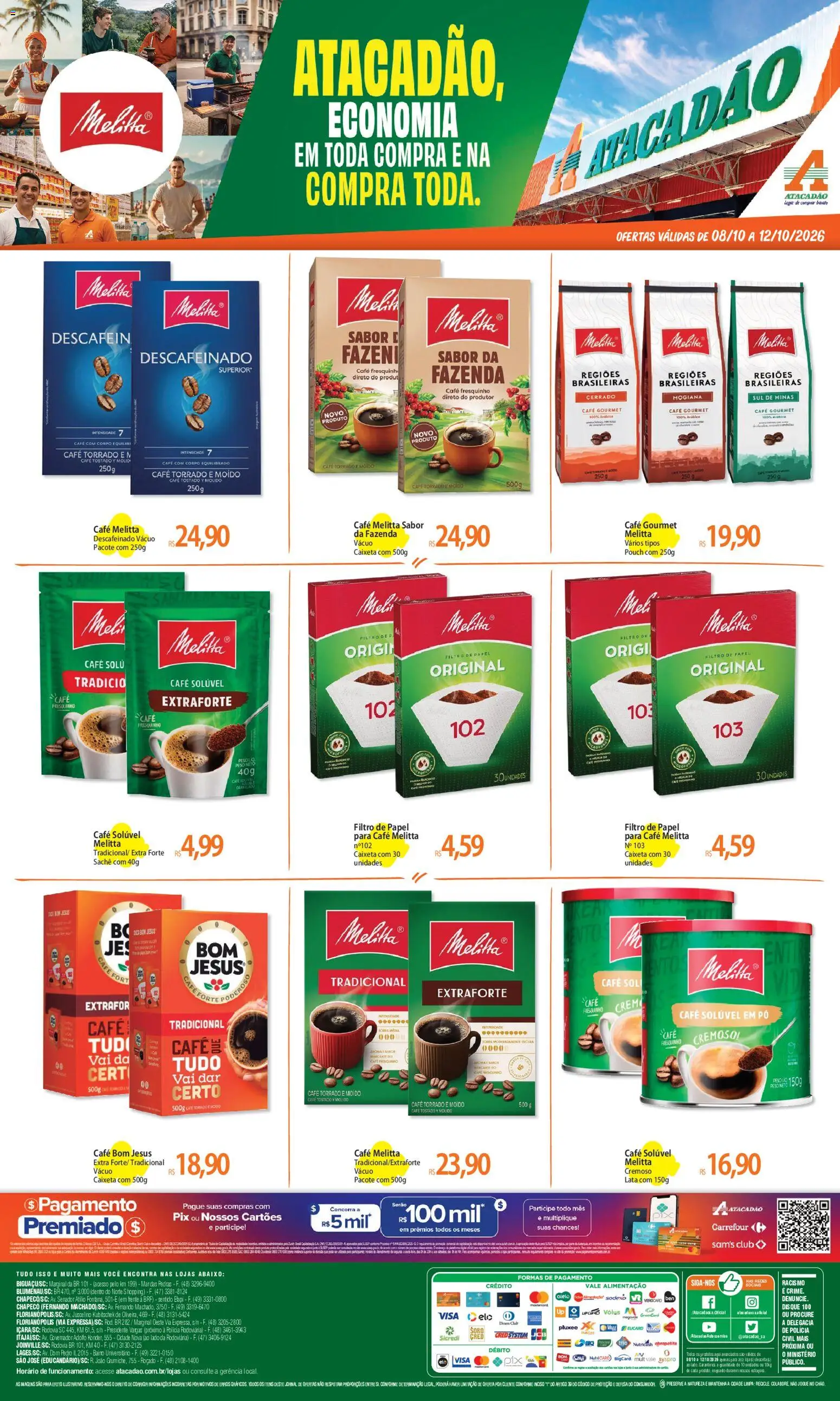 Pré-Visualização do folheto "Atacadão ofertas - SC" da loja Atacadão válido a partir de 08/10/2026