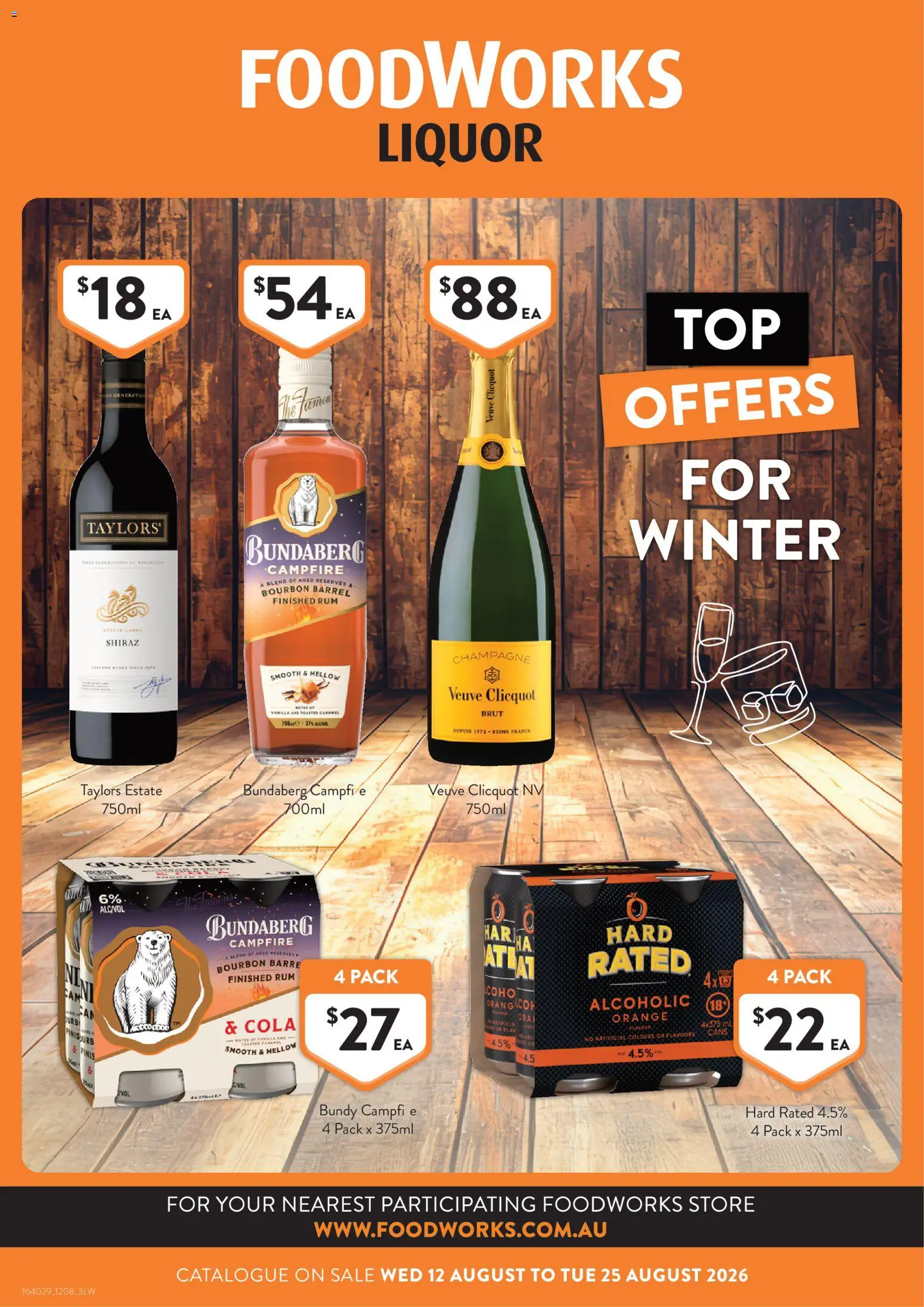 Preview of catalogue Foodworks Liquor from shop Foodworks valid 12/08/2026