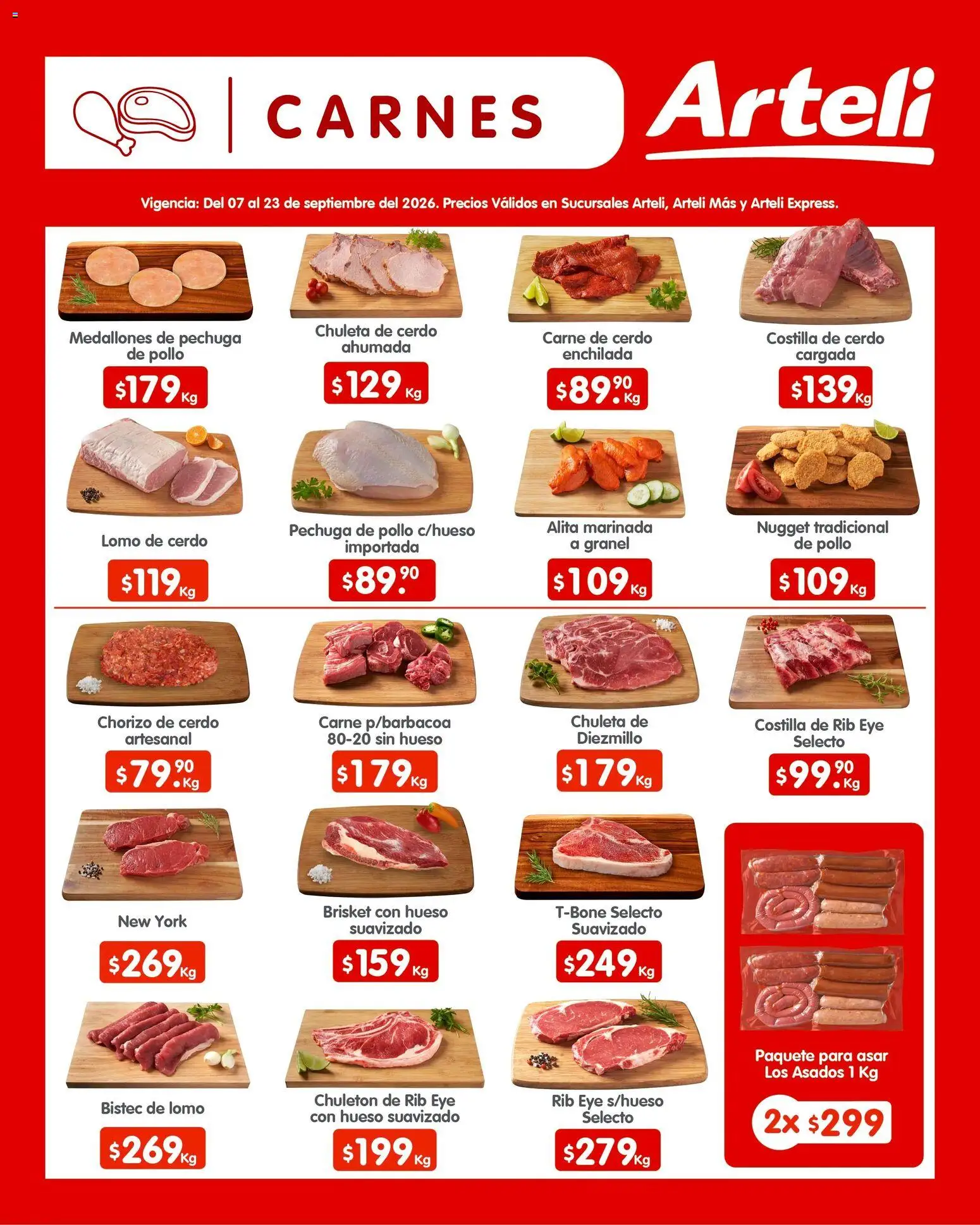 Vista previa las ofertas de la tienda Arteli - Arteli folleto Quincenal desde el 07/09/2026 