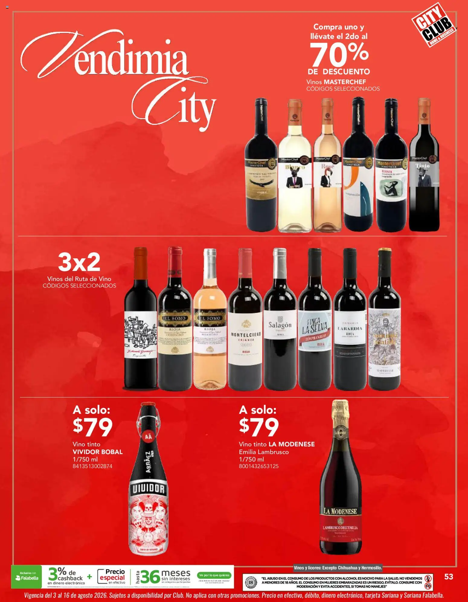 Vista previa las ofertas de la tienda City Club - City Club catálogo desde el 03/08/2026 