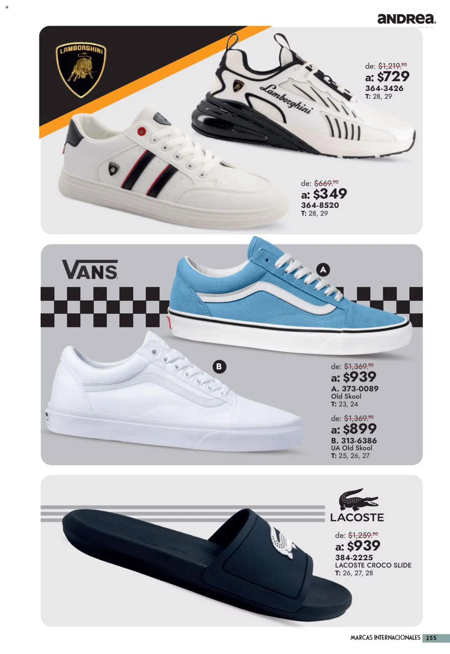 Vista previa las ofertas de la tienda Andrea - Andrea catálogo Outlet desde el 13/09/2026 