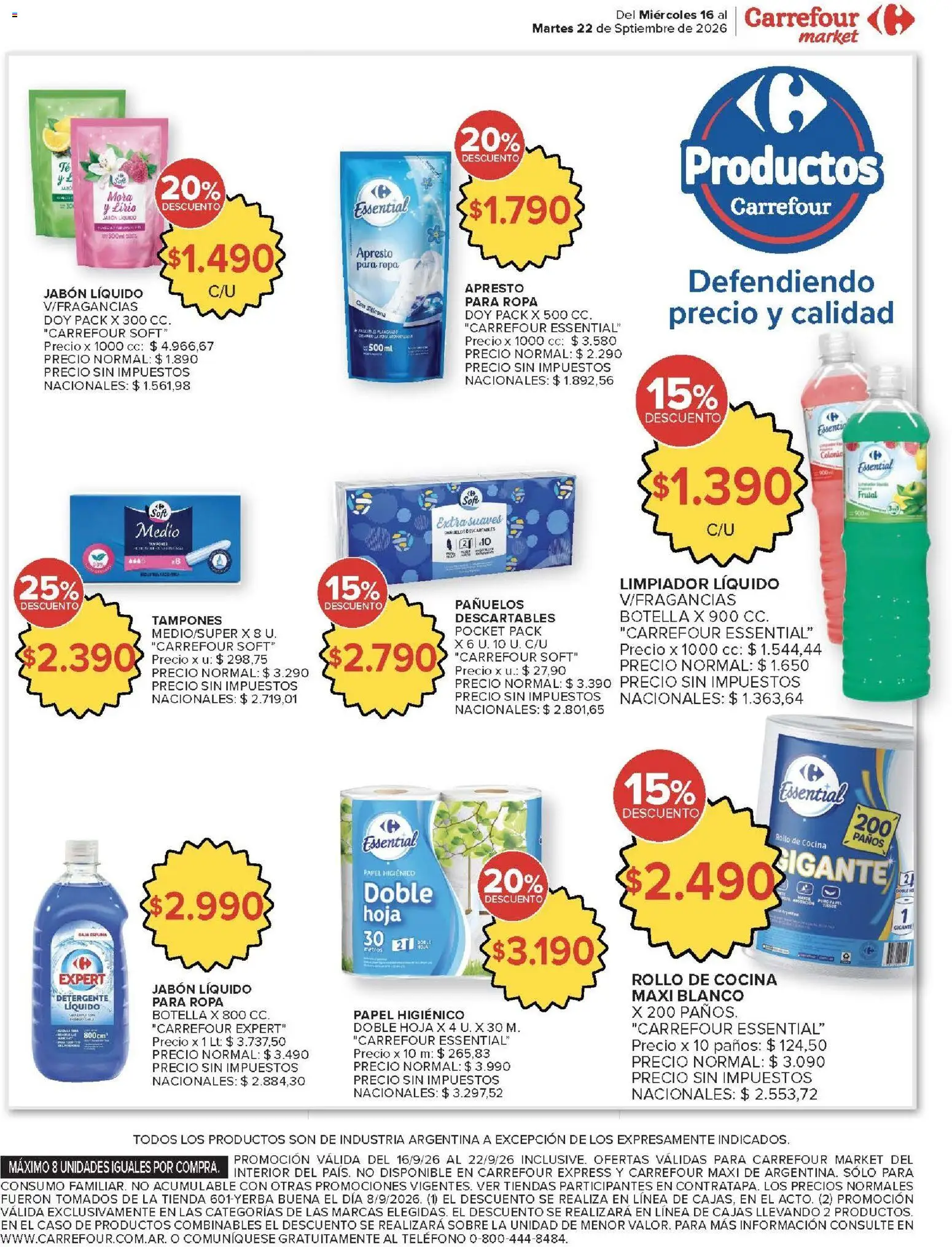 Vista previa del folleto de la tienda Carrefour válido desde el 16/09/2026 