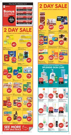 Un aperçu du dépliant Shoppers weekly flyer / circulaire du magasin Shoppers est valide à partir 29 mai 2026