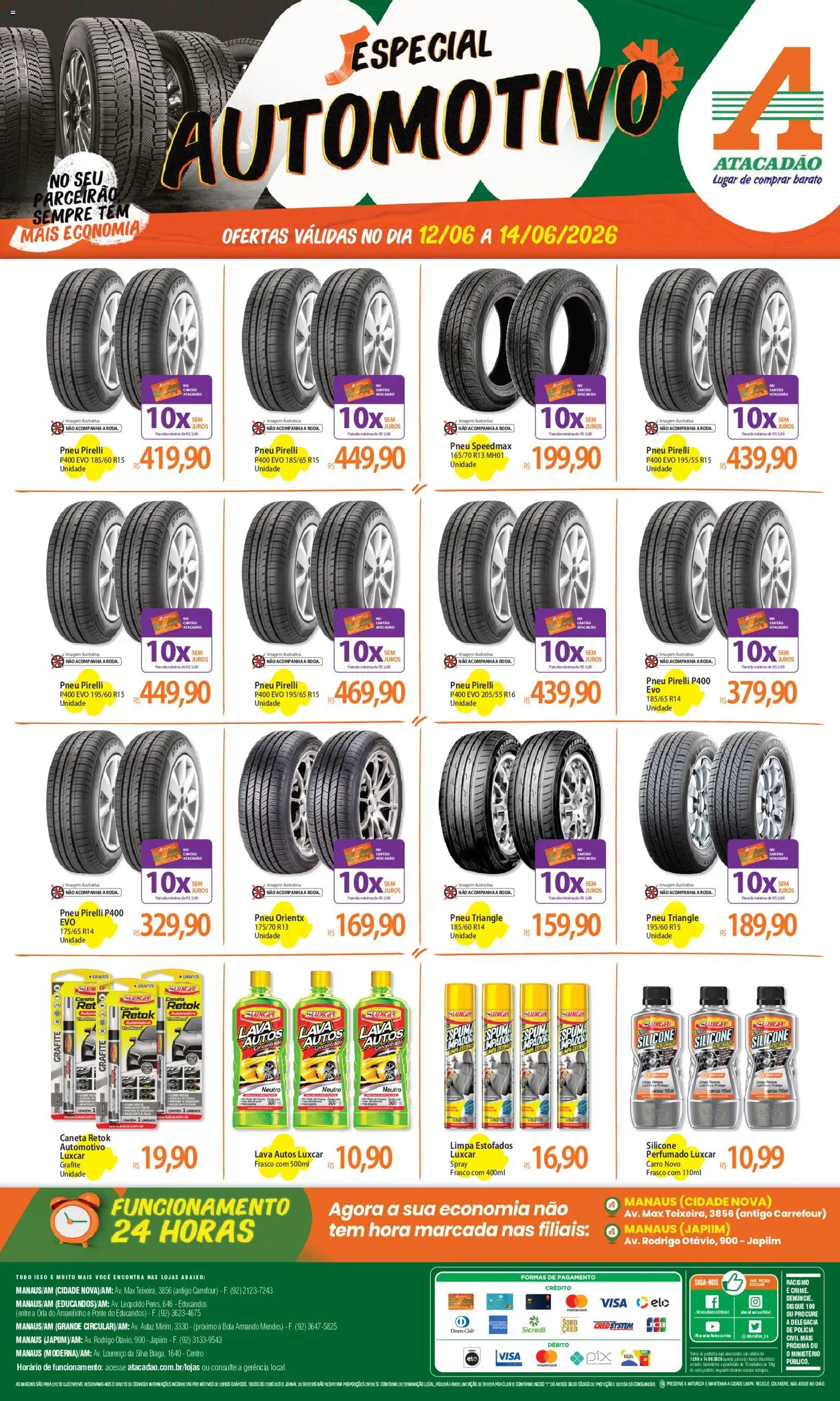 Pré-Visualização do folheto "Atacadão ofertas - AM" da loja Atacadão válido a partir de 12/06/2026