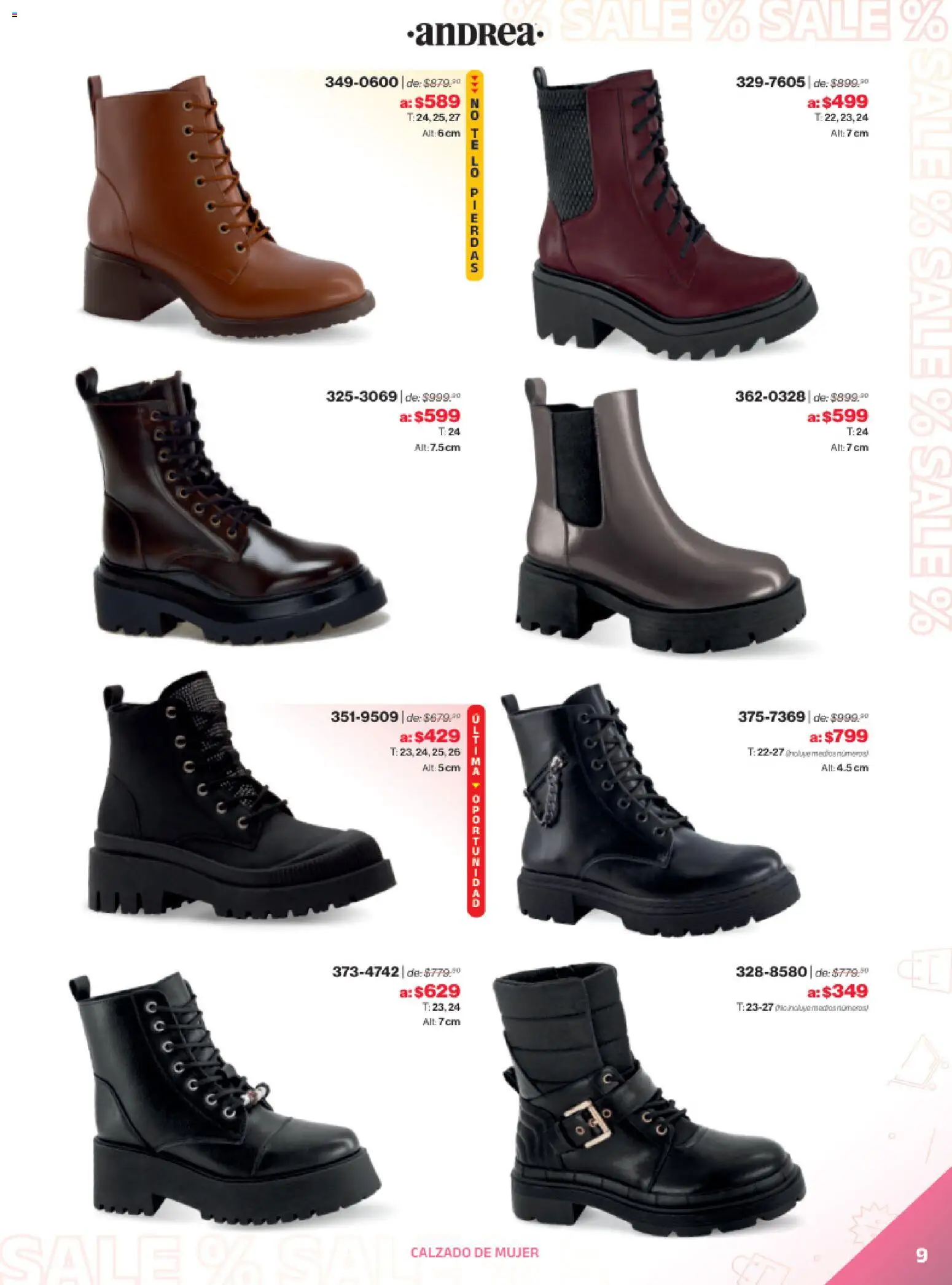 Vista previa las ofertas de la tienda Andrea - Catálogo Outlet desde el 21/12/2025 