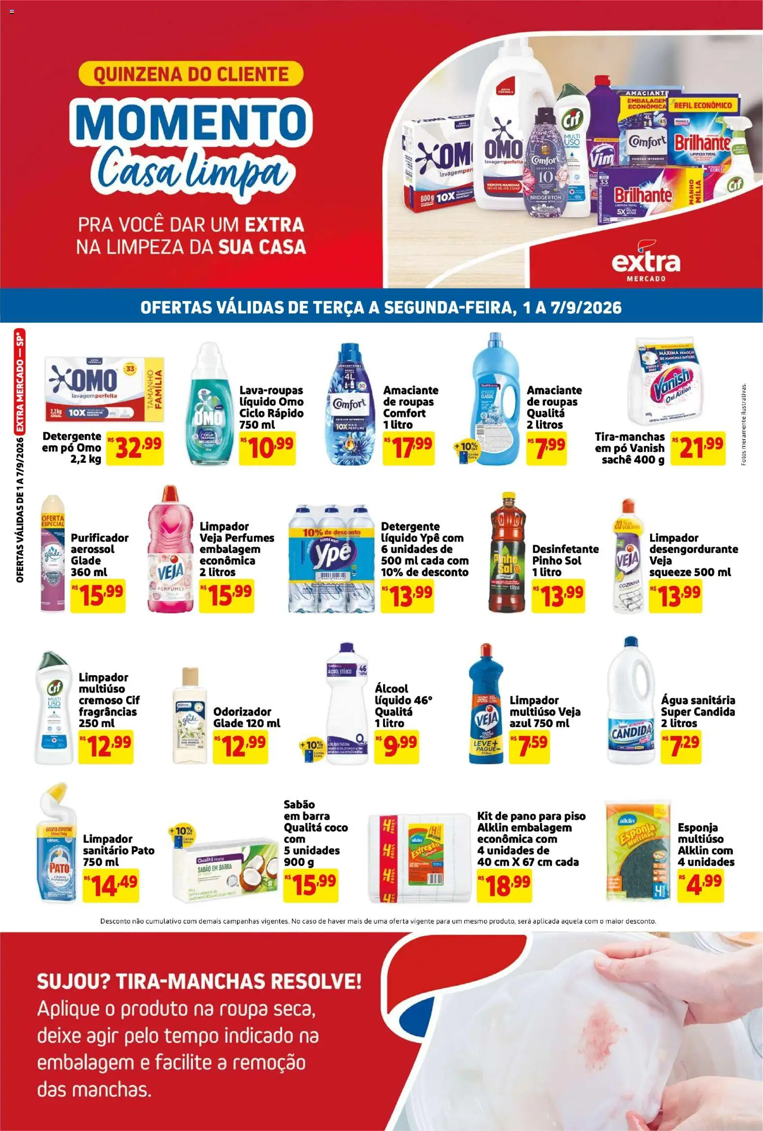 Pré-Visualização do folheto "Extra ofertas de Mercado Casa Limpa" da loja Extra válido a partir de 01/09/2026