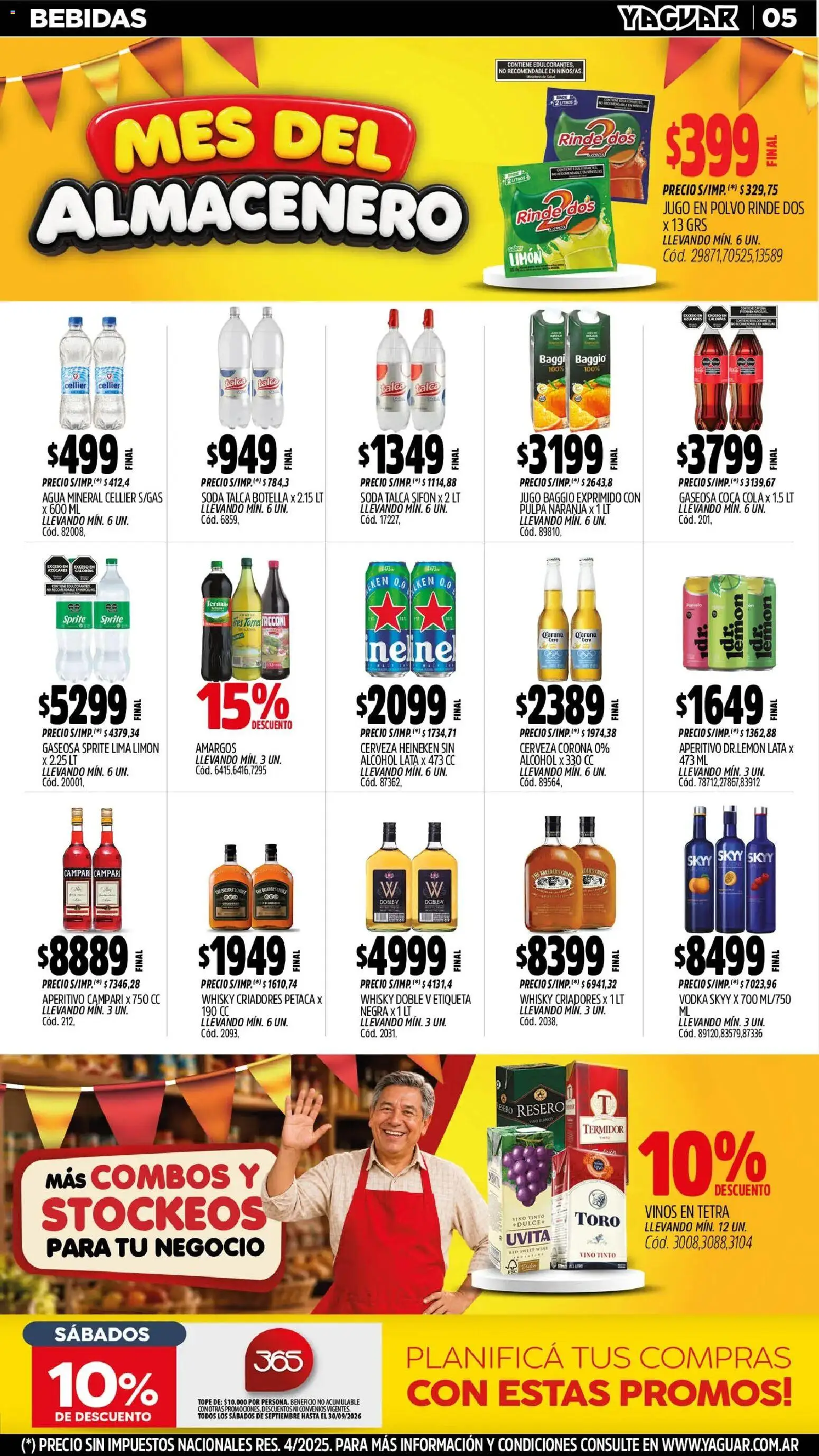 Vista previa del folleto de la tienda Yaguar válido desde el 31/08/2026 