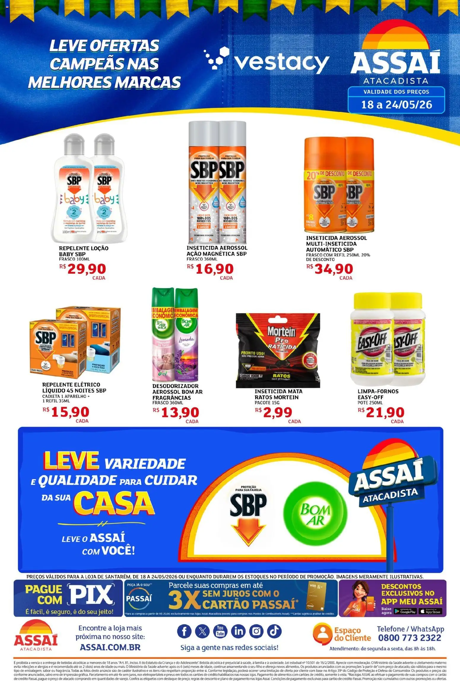 Pré-Visualização do folheto "Assaí Atacadista ofertas - PA" da loja Assaí Atacadista válido a partir de 18/05/2026
