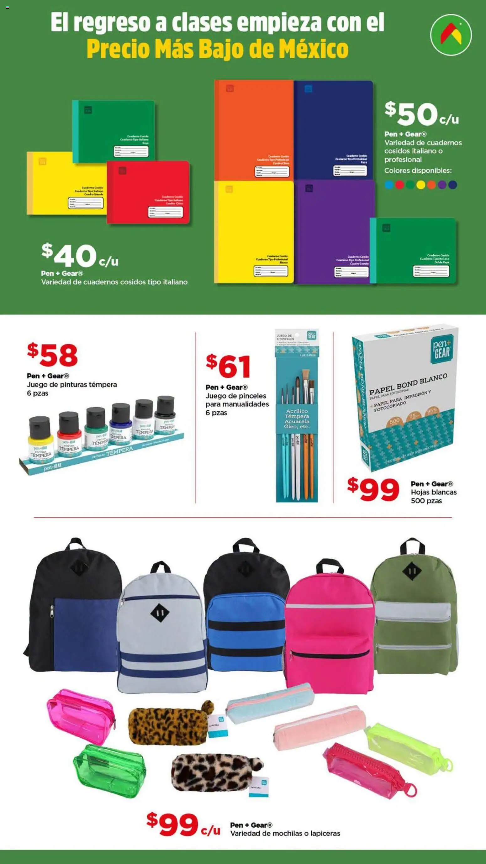 Vista previa las ofertas de la tienda Bodega Aurrerá - Bodega Aurrerá folleto Back to School desde el 10/07/2026 