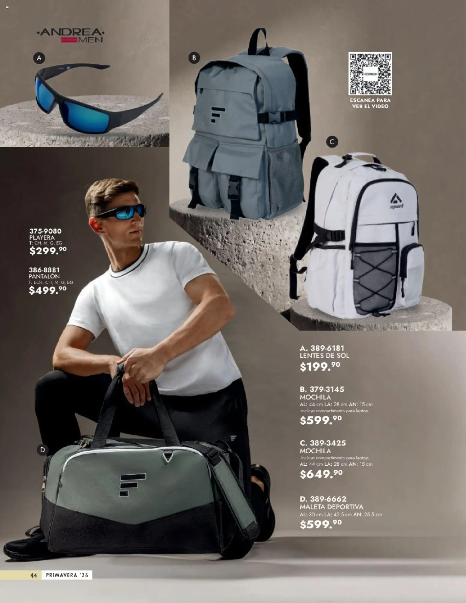 Vista previa las ofertas de la tienda Andrea - Catálogo Primavera desde el 25/01/2026 - Laptop, Mochila
