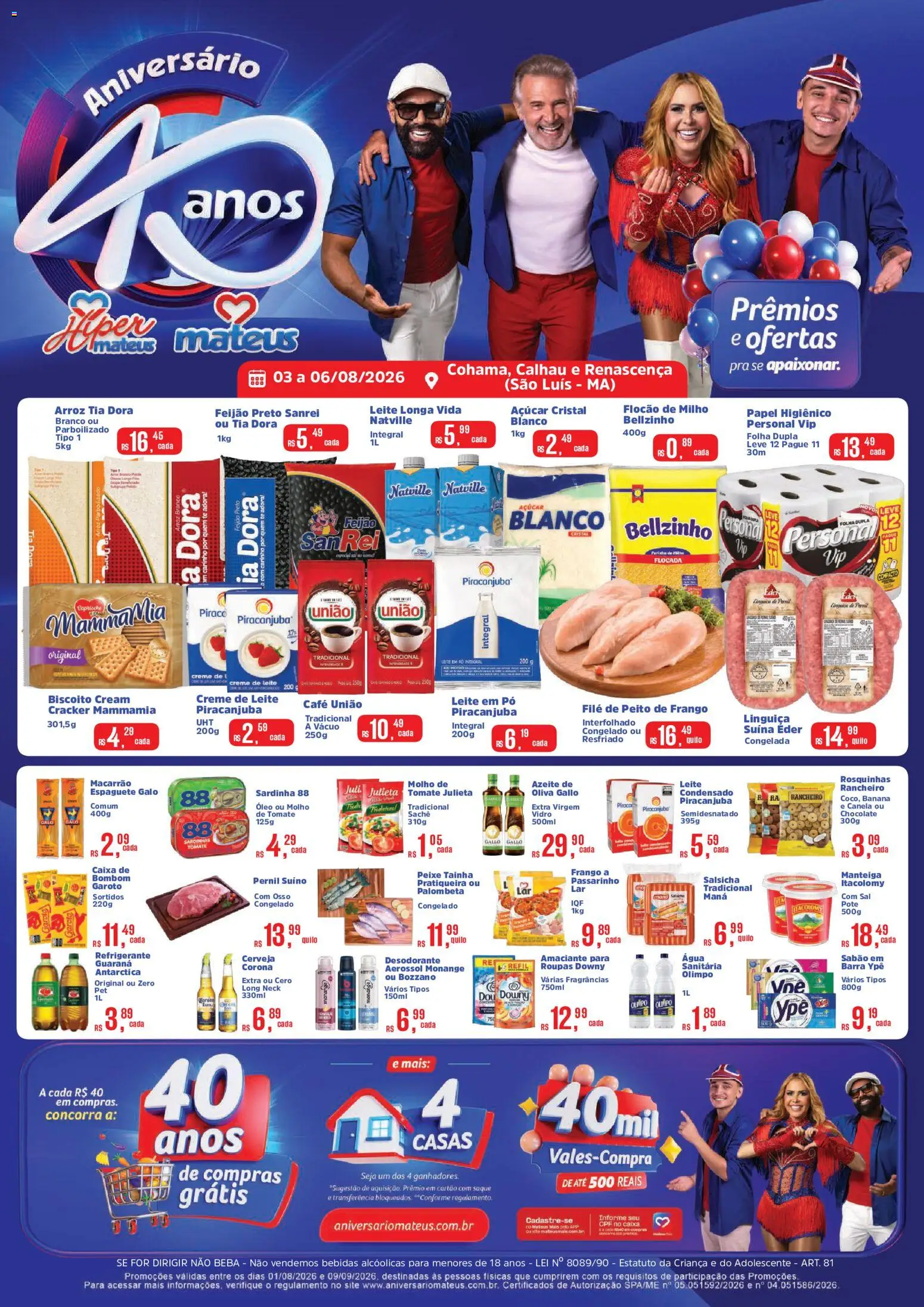 Pré-Visualização do folheto "Mateus - Ofertas da semana" da loja Mateus válido a partir de 03/08/2026