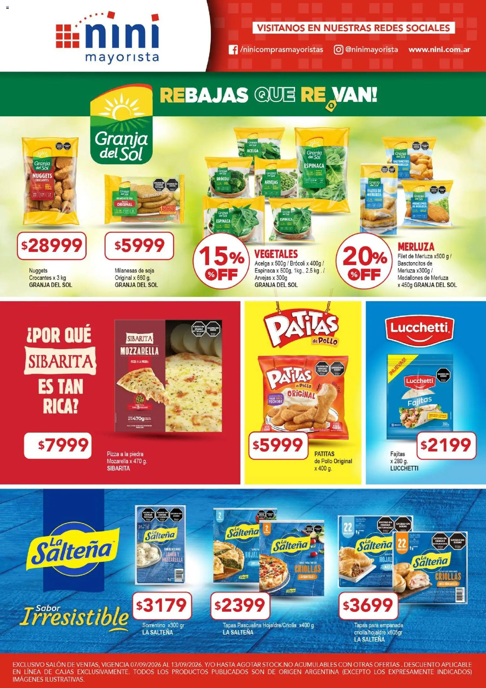 Vista previa del folleto de la tienda NINI Mayorista válido desde el 07/09/2026 