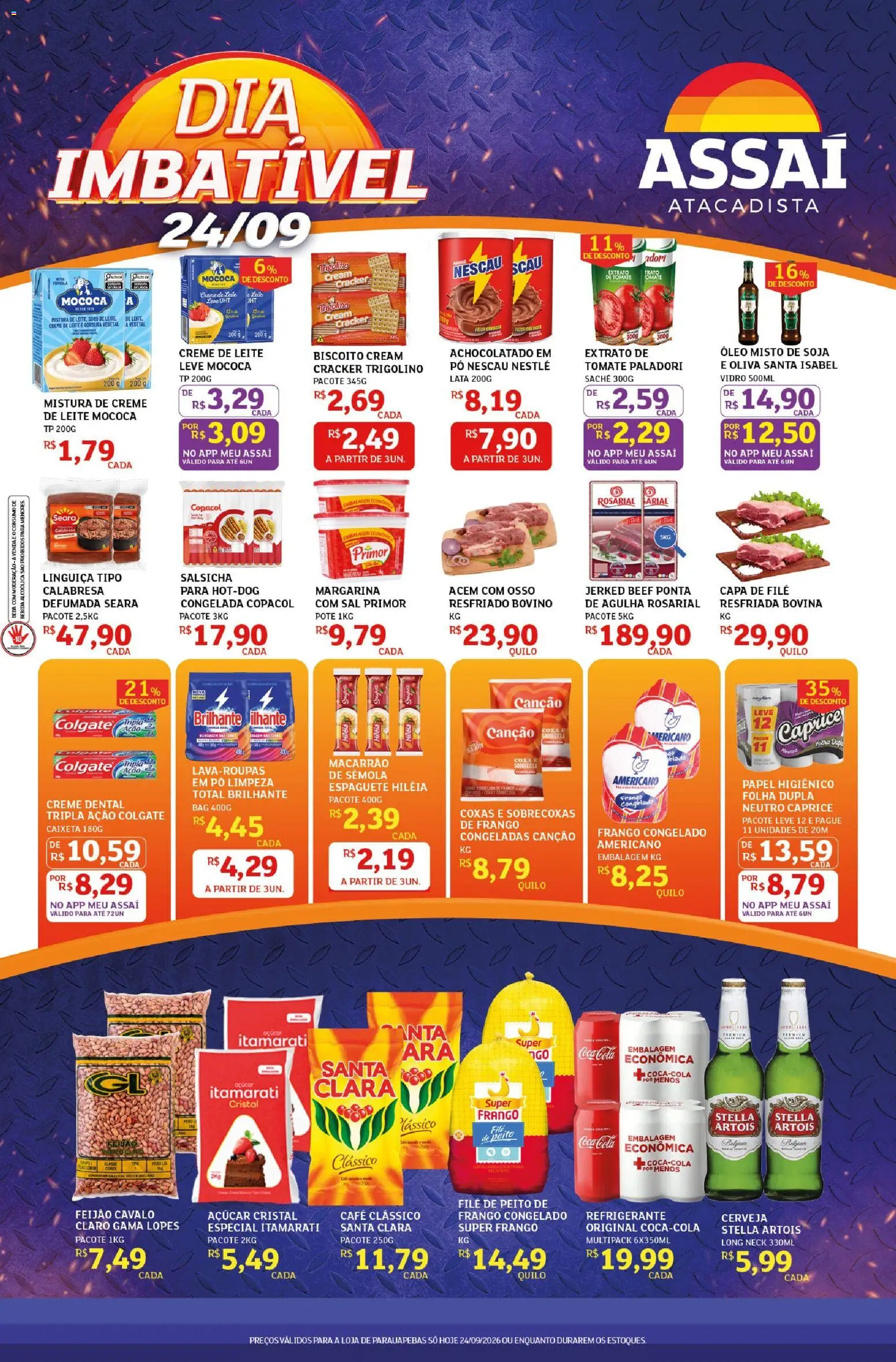 Pré-Visualização do folheto "Assaí Atacadista ofertas - PA" da loja Assaí Atacadista válido a partir de 24/09/2026