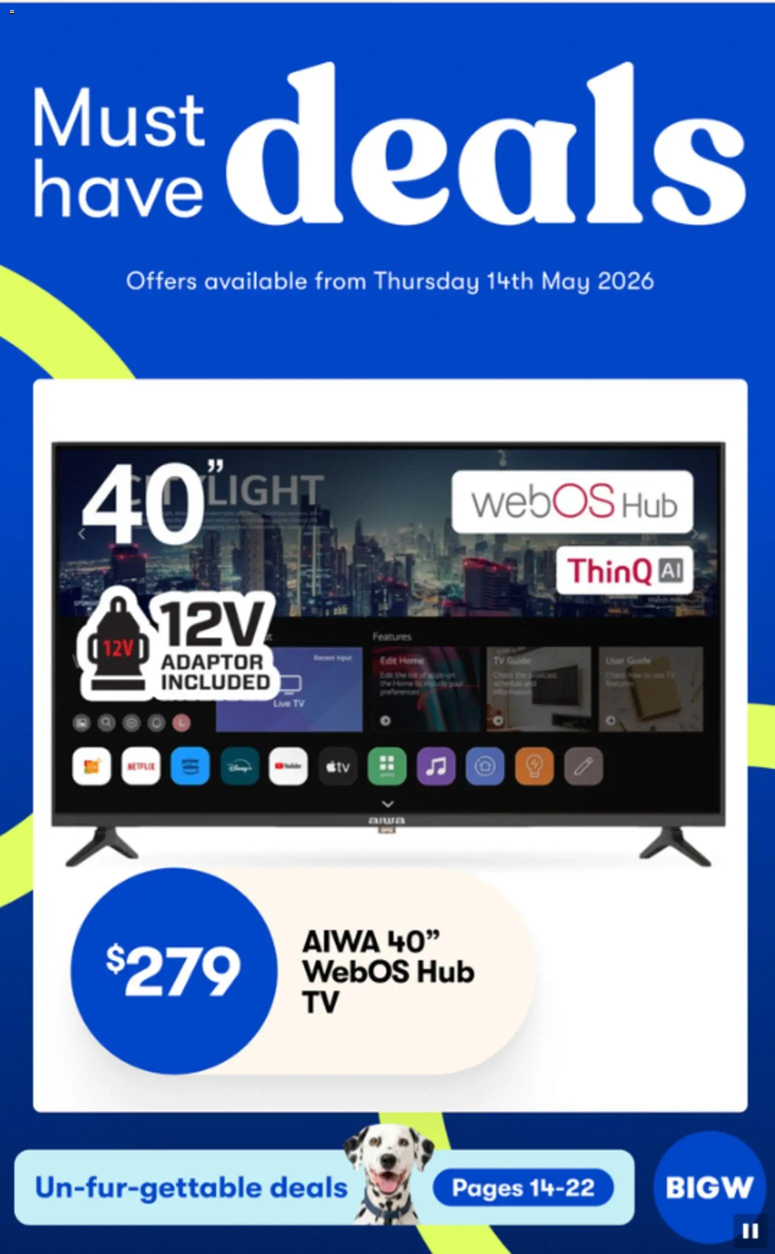 Preview of catalogue Big W Catalogue from shop Big W valid 14/05/2026