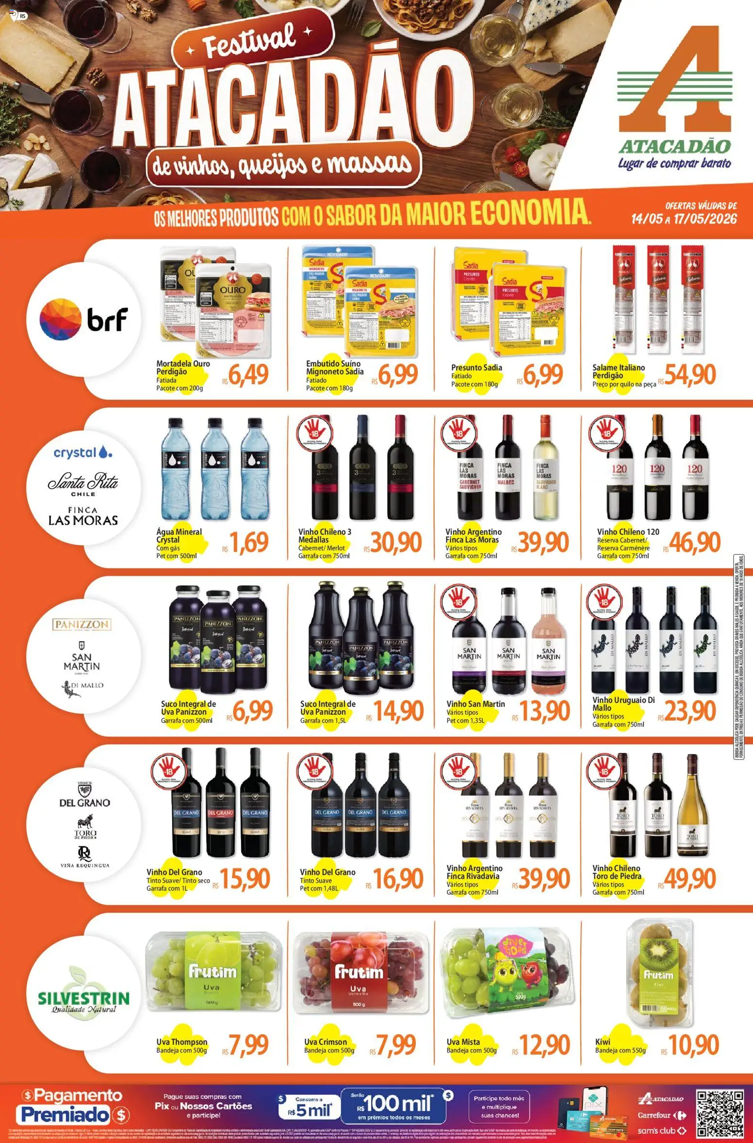 Pré-Visualização do folheto "Atacadão ofertas - RS" da loja Atacadão válido a partir de 14/05/2026