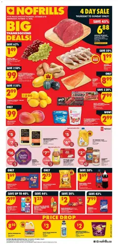 Un aperçu du dépliant No Frills weekly flyer / circulaire du magasin No Frills est valide à partir 8 oct. 2026