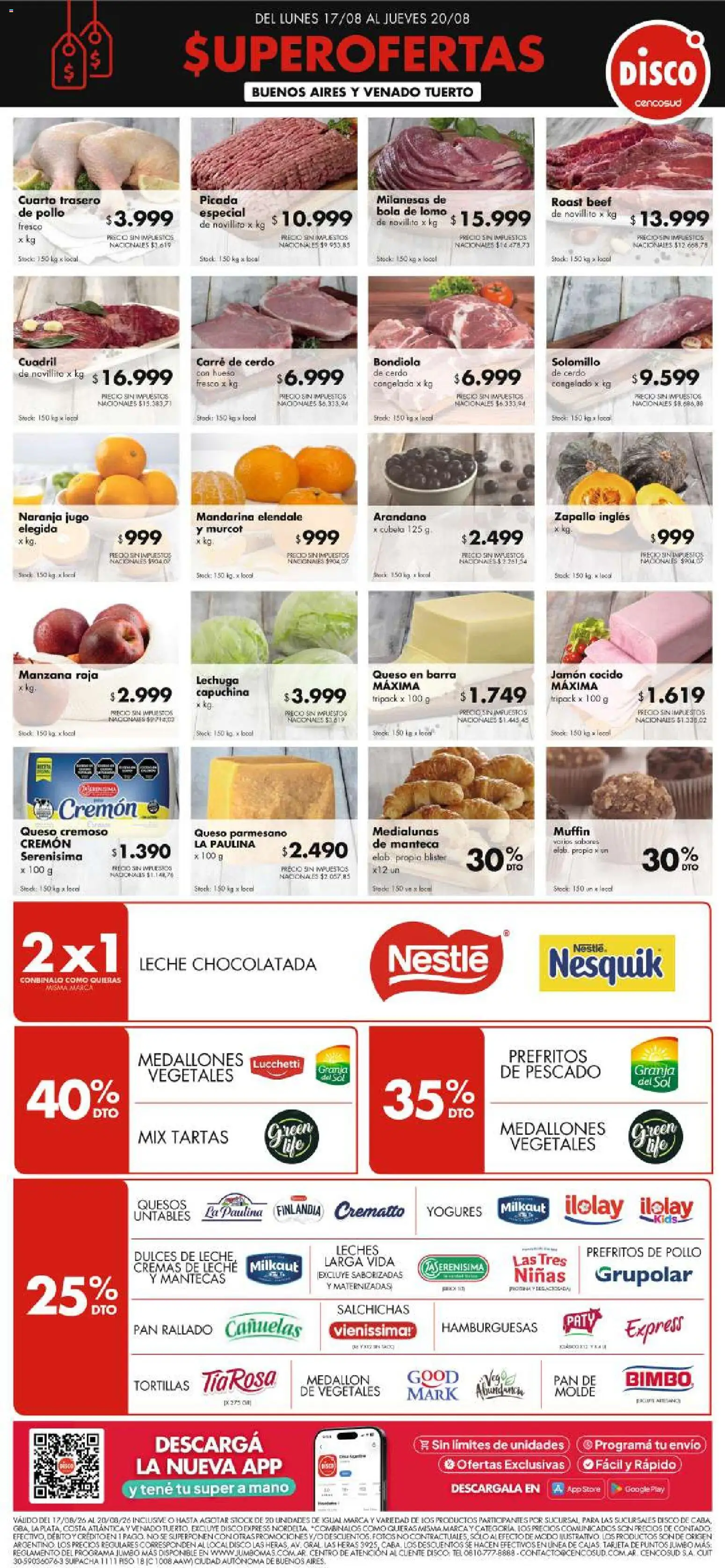 Vista previa del folleto de la tienda Disco válido desde el 16/08/2026 
