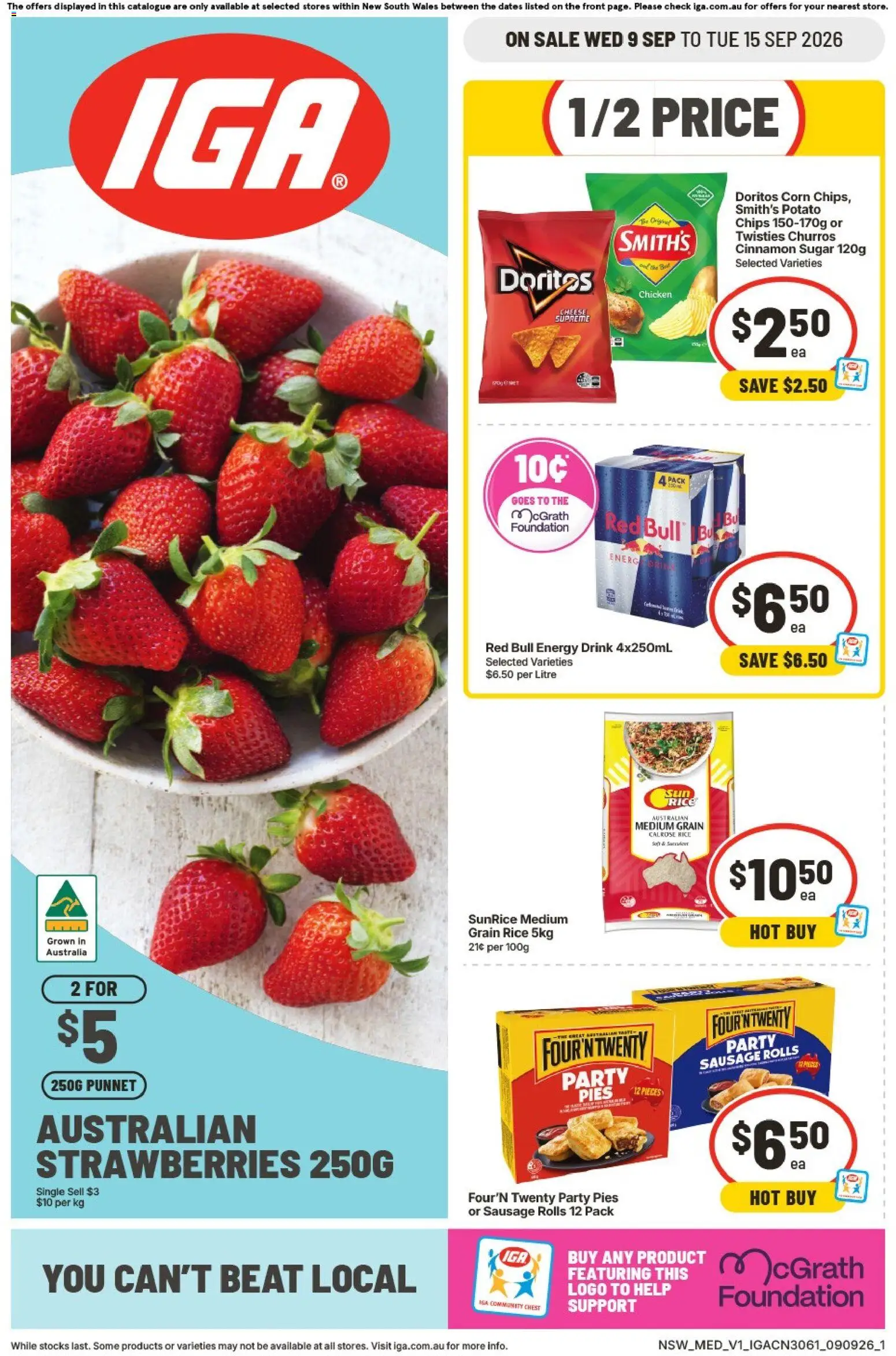 Preview of catalogue IGA catalogue Hackett from shop IGA valid 09/09/2026