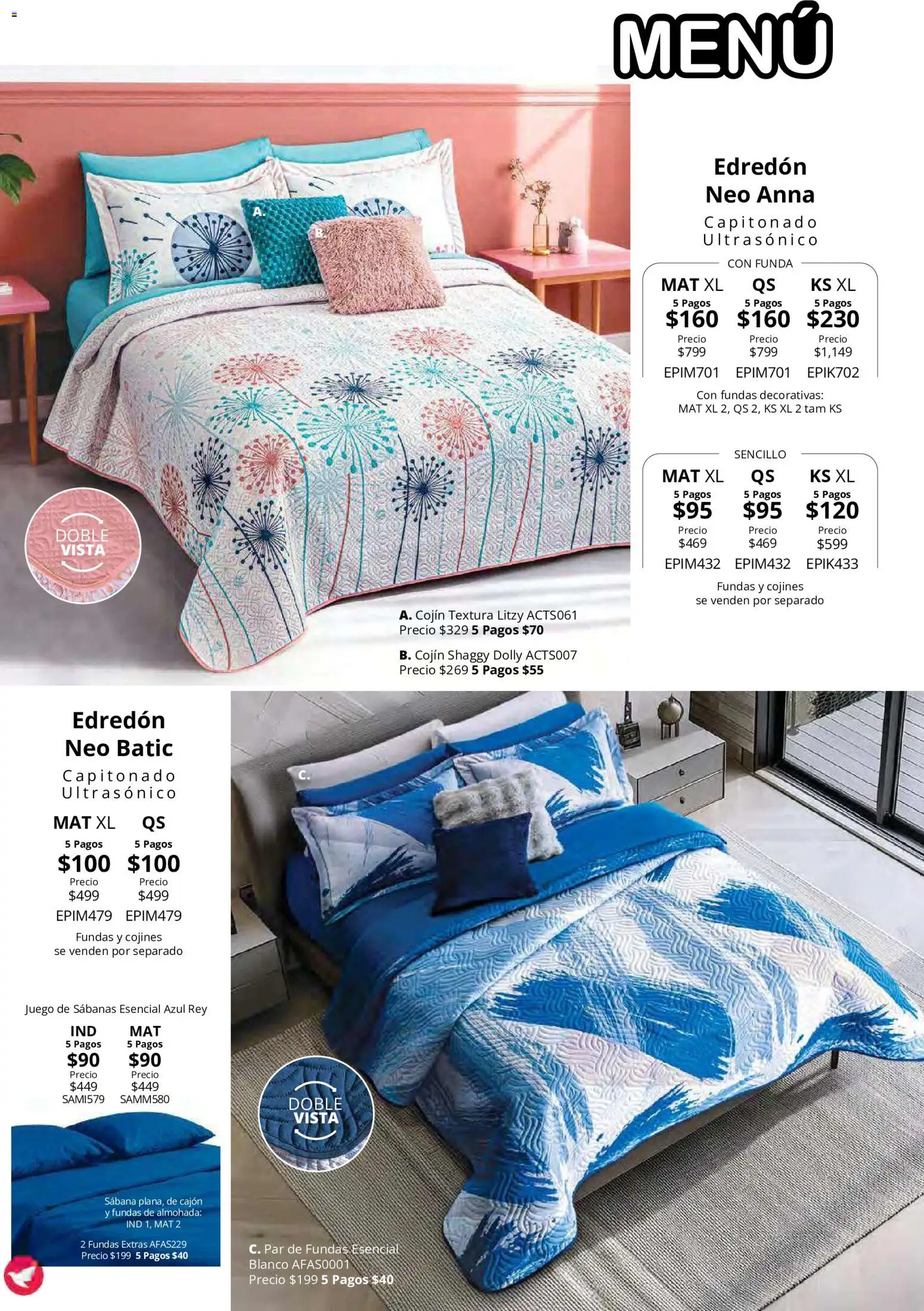 Vista previa las ofertas de la tienda Colchas Concord - Colchas Concord catálogo desde el 15/10/2026 