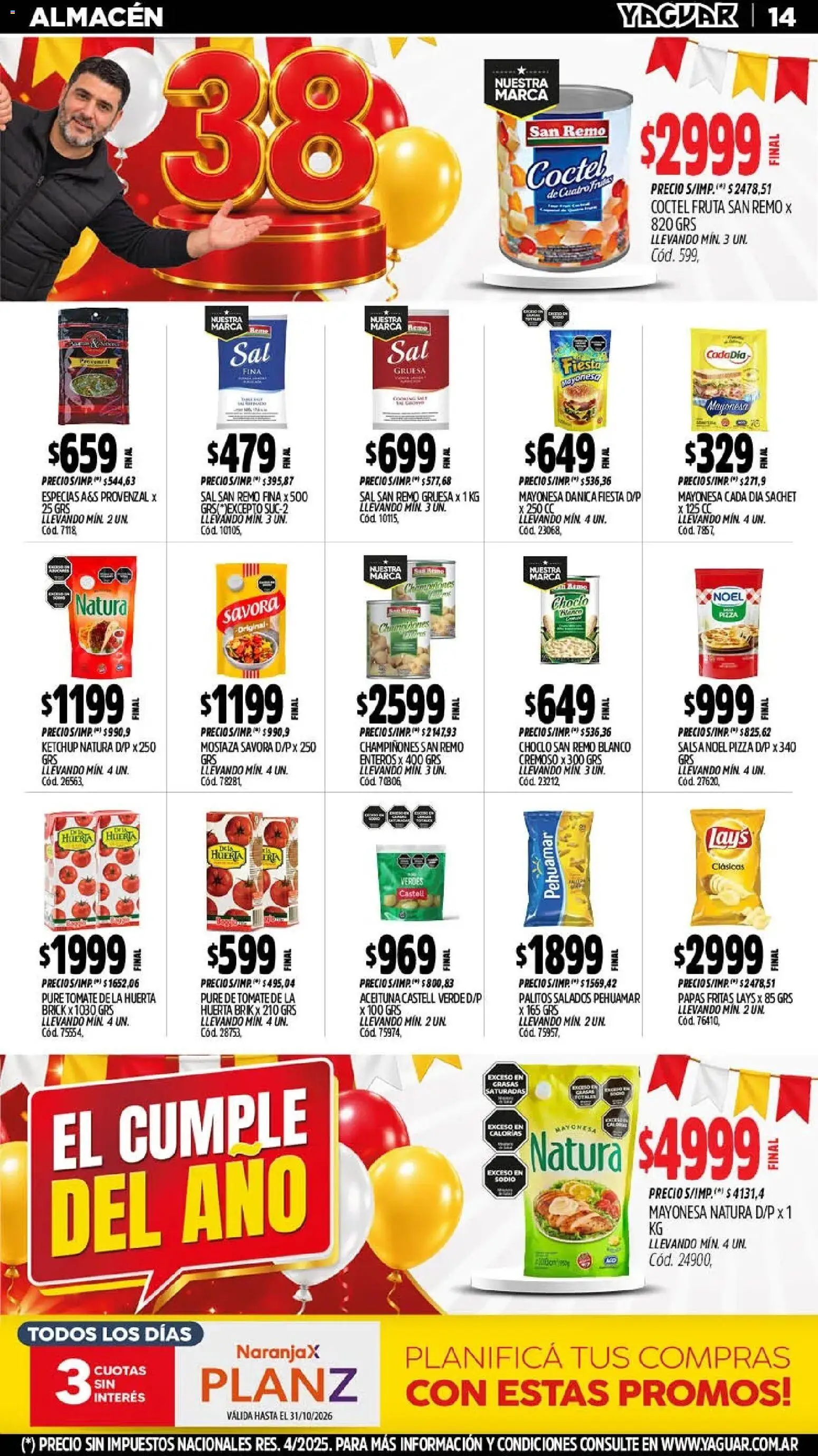 Vista previa del folleto de la tienda Yaguar válido desde el 26/10/2026 
