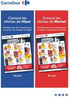 Vista previa del folleto de la tienda Carrefour válido desde el 23/09/2026 