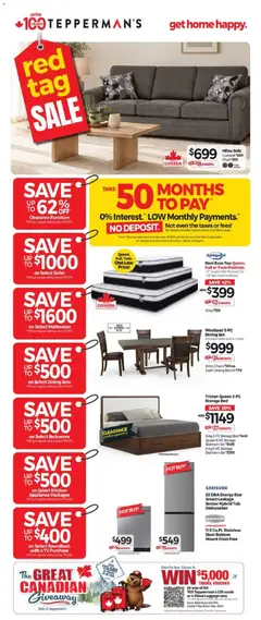 Preview of leaflet Tepperman's weekly flyer / circulaire from shop Tepperman's is valid from Oct 02, 2026