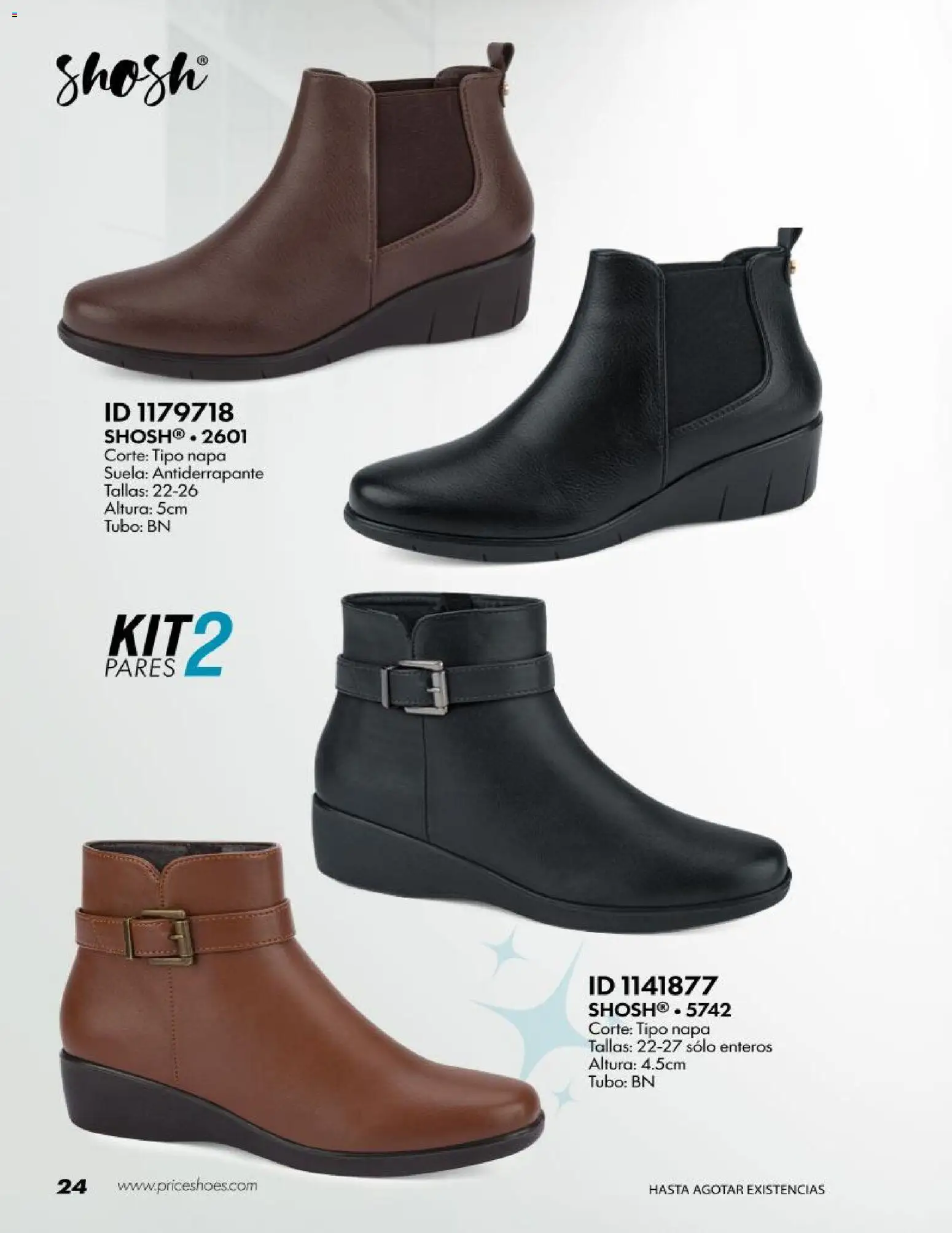 Vista previa las ofertas de la tienda Price Shoes - Price Shoes catálogo Kit´s desde el 20/10/2026 